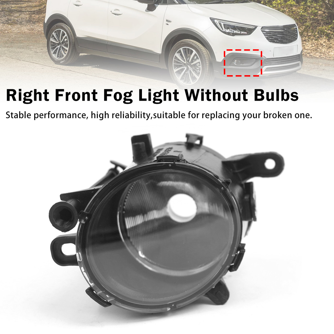 Right Front Fog Light Lamp For Vauxhall Insignia Astra 2011-2020 22865974