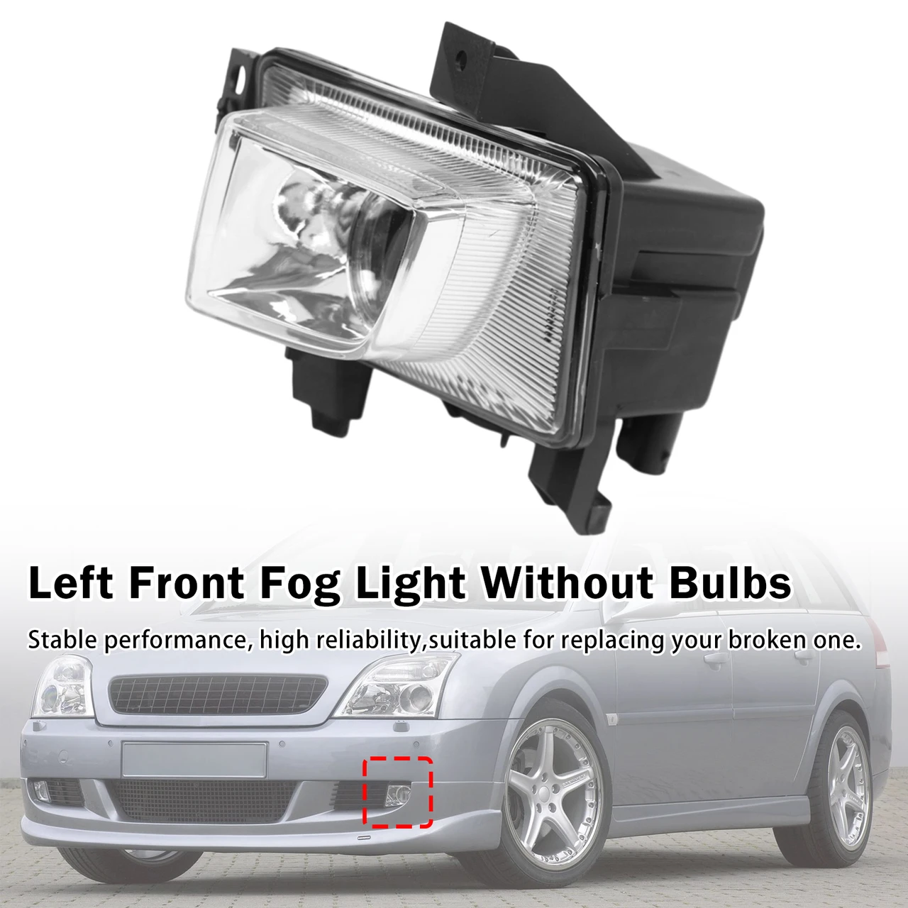Left Front Fog Light Lamp For Opel Vectra C 2003-2008 6710033 6710025