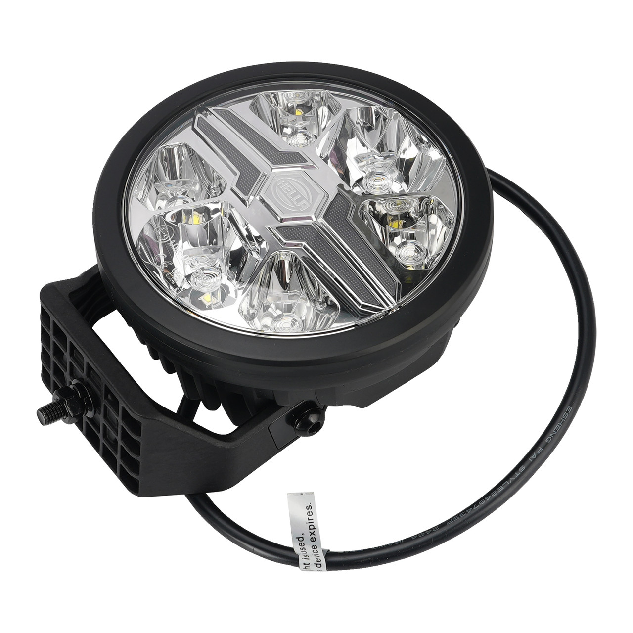 Round Auxiliary Lamp ValueFit 6" 12/24V 90W 8500LM 6000K For HELLA