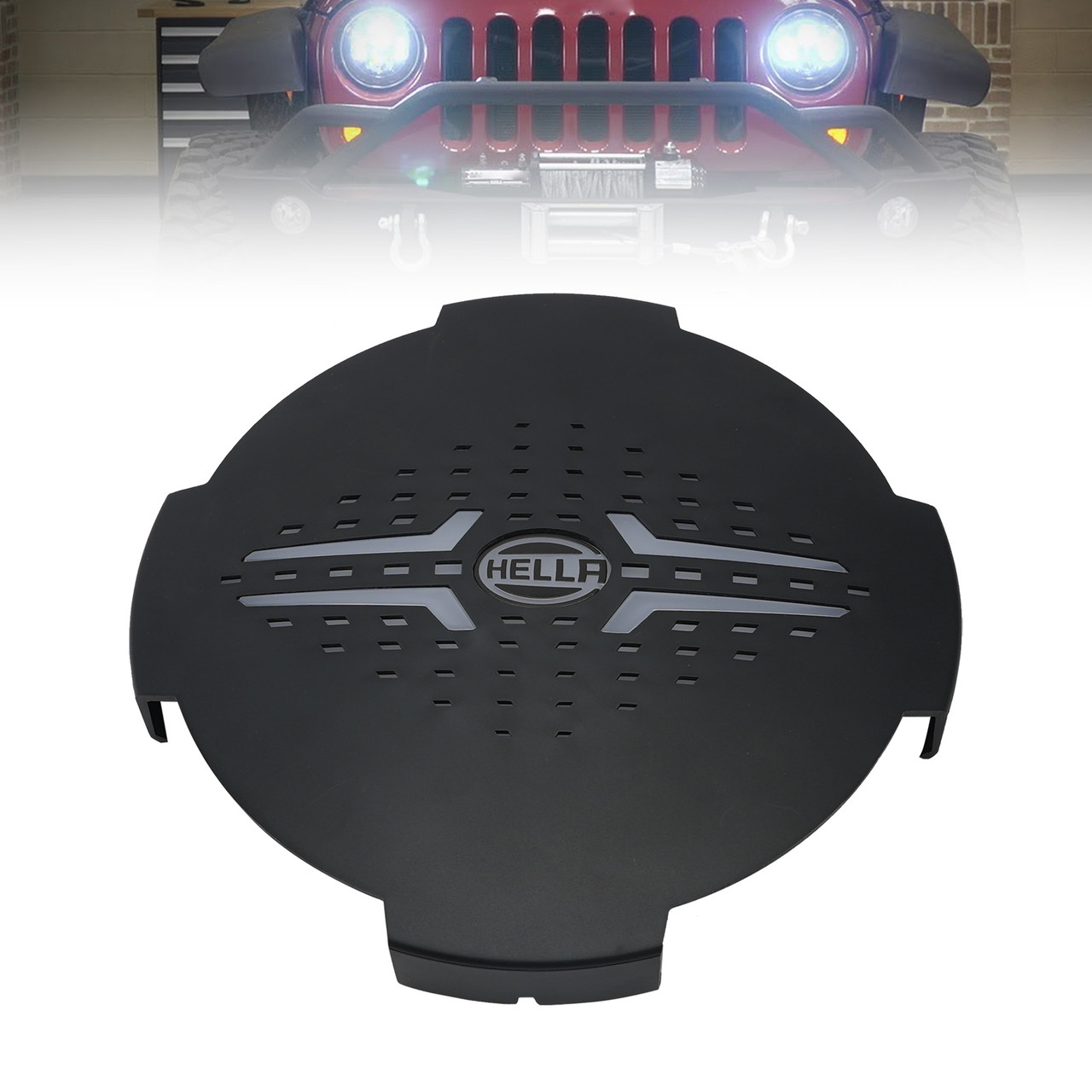 Round Auxiliary Lamp Protective Cover ValueFit 9" For HELLA 8XS 358198011