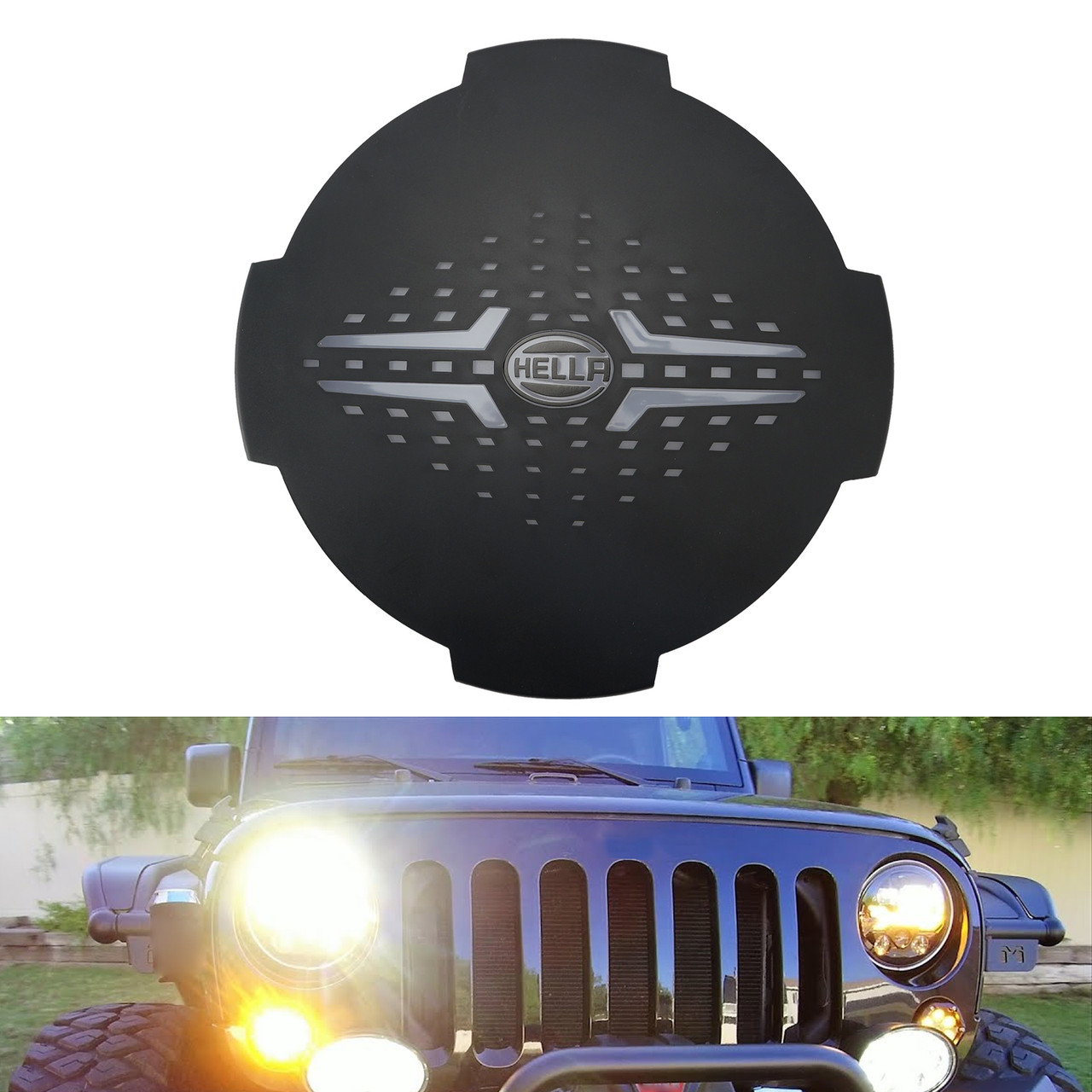 Round Auxiliary Lamp Protective Cover ValueFit 9" For HELLA 8XS 358198011