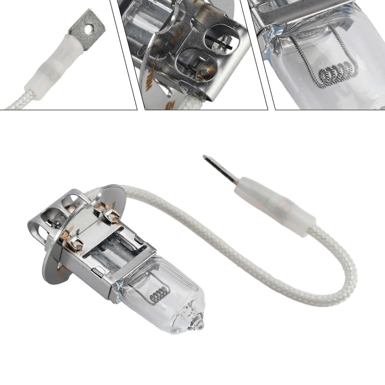 Car Light Halogen Headlight Bulb H3 24V 70W PK22s For HELLA 8GH 178 555-243