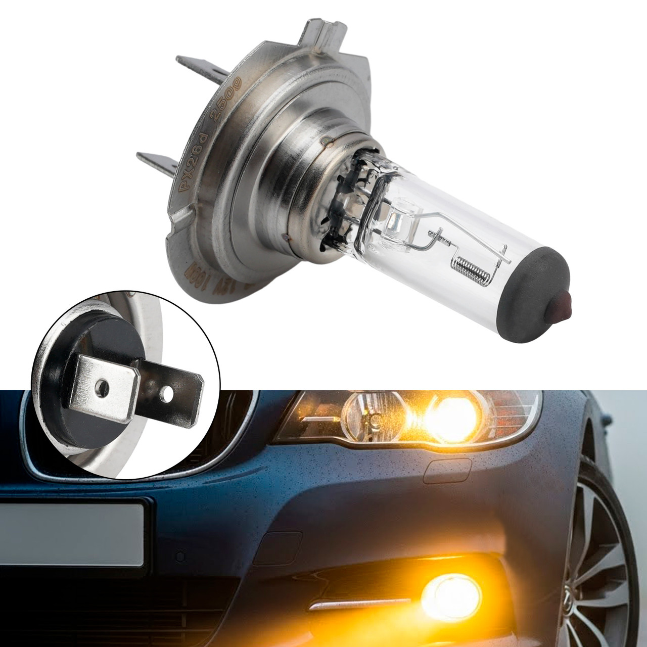 Car Light Halogen Headlight Bulb H7 24V 70W PX26d For HELLA 8GH 007 157-243