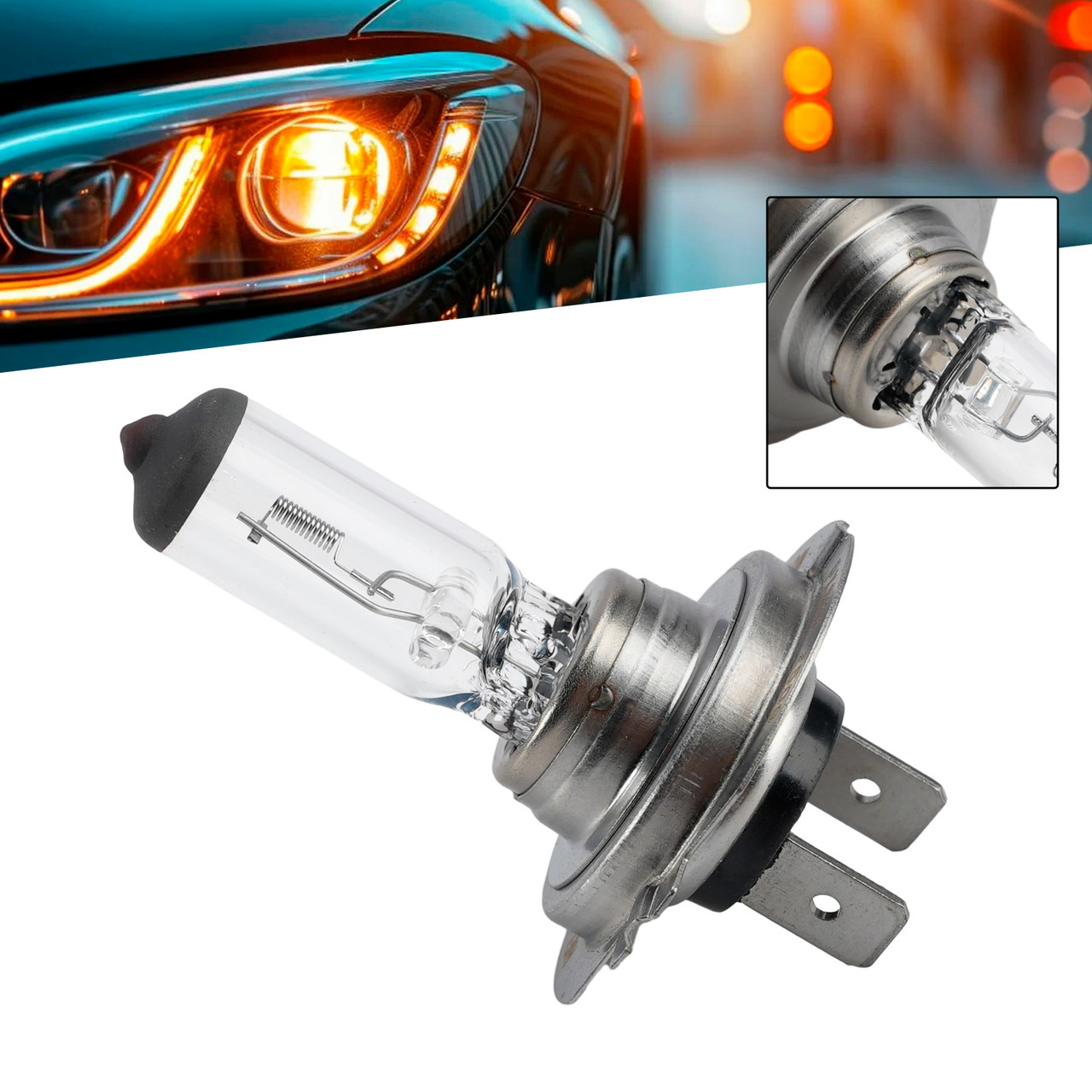 Car Light Halogen Headlight Bulb H7 24V 70W PX26d For HELLA 8GH 007 157-243