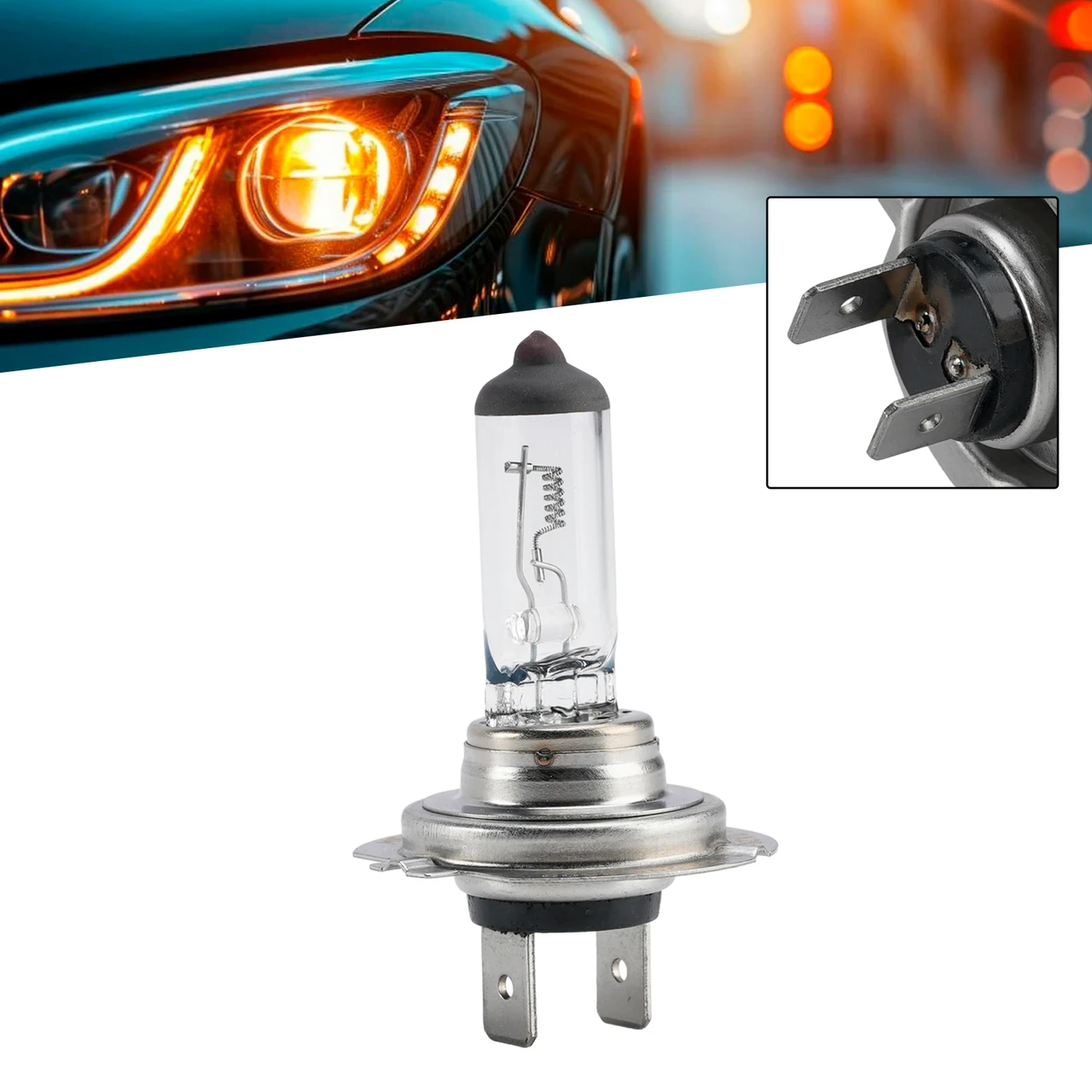 Car Light Halogen Headlight Bulb H7 24V 70W PX26d For HELLA 8GH 007 157-243