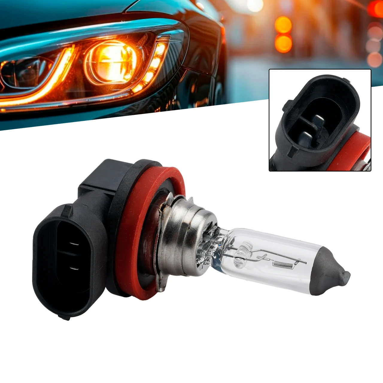 Car Light Halogen Headlight Bulb H8 12V 35W PGJ19-1 For HELLA 8GH 178 555-153
