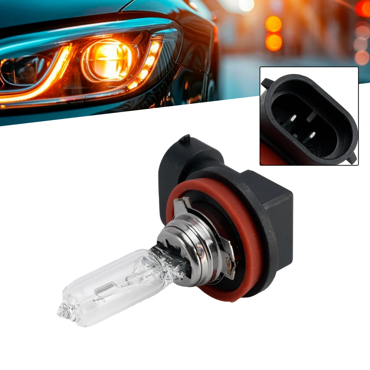 Car Light Halogen Headlight Bulb H9 12V 65W PGJ19-5 For HELLA 8GH 178 555-163