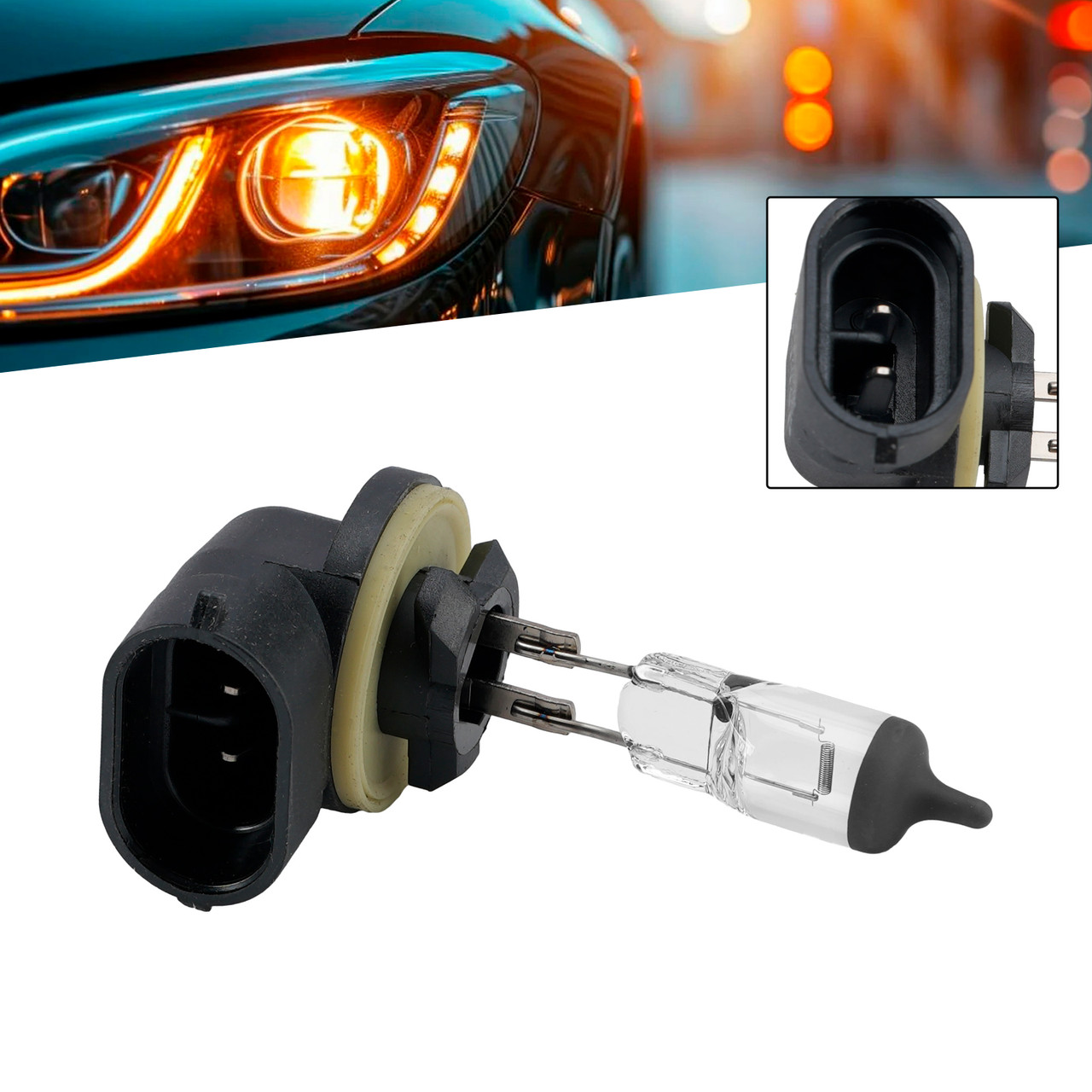 Car Light Halogen Headlight Bulb 881 H27W/2 12V 27W PGJ13 For HELLA 008 991-031