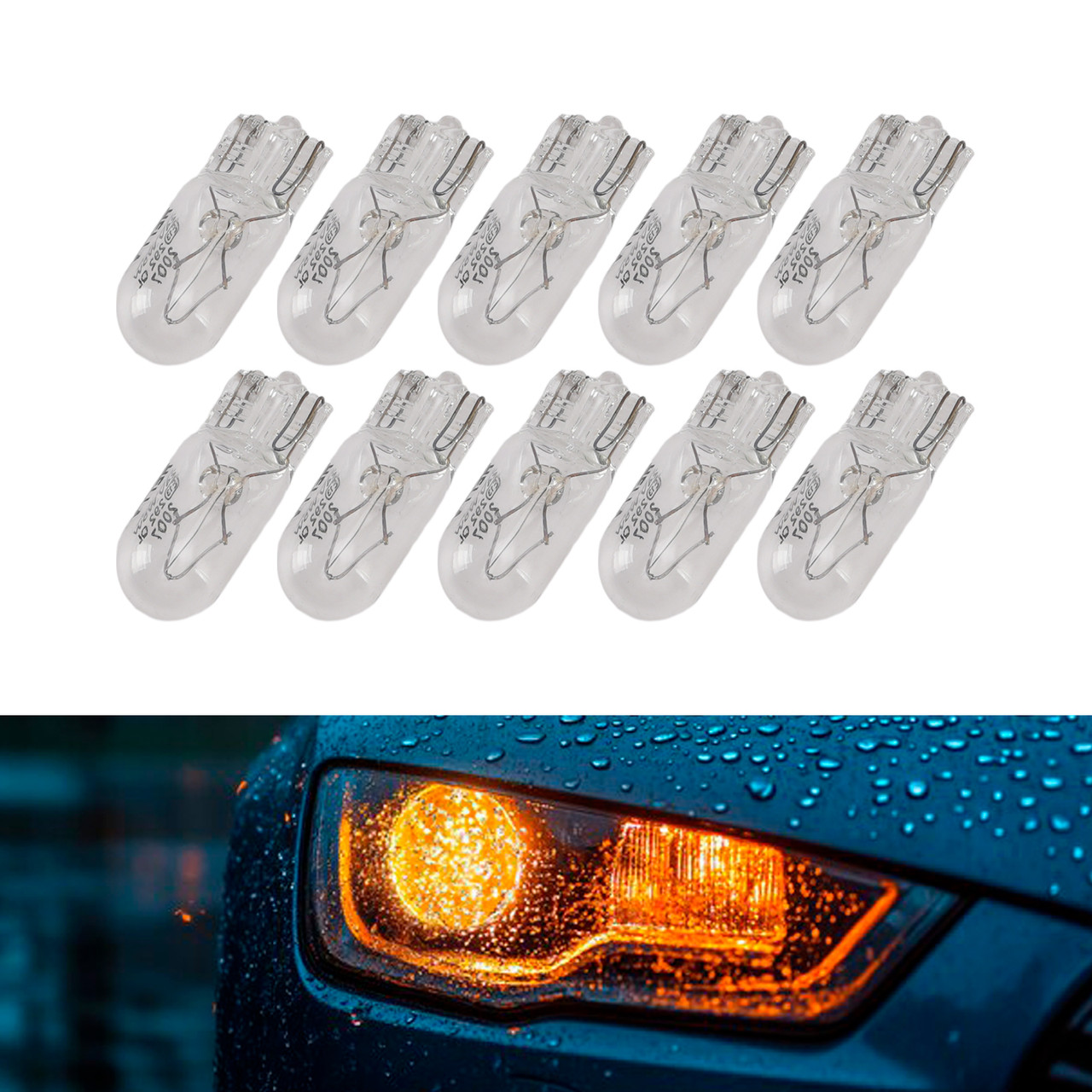 Car Light Halogen Auxiliary Bulb W5W T10 24V 5W For HELLA 8GP 178 560-271