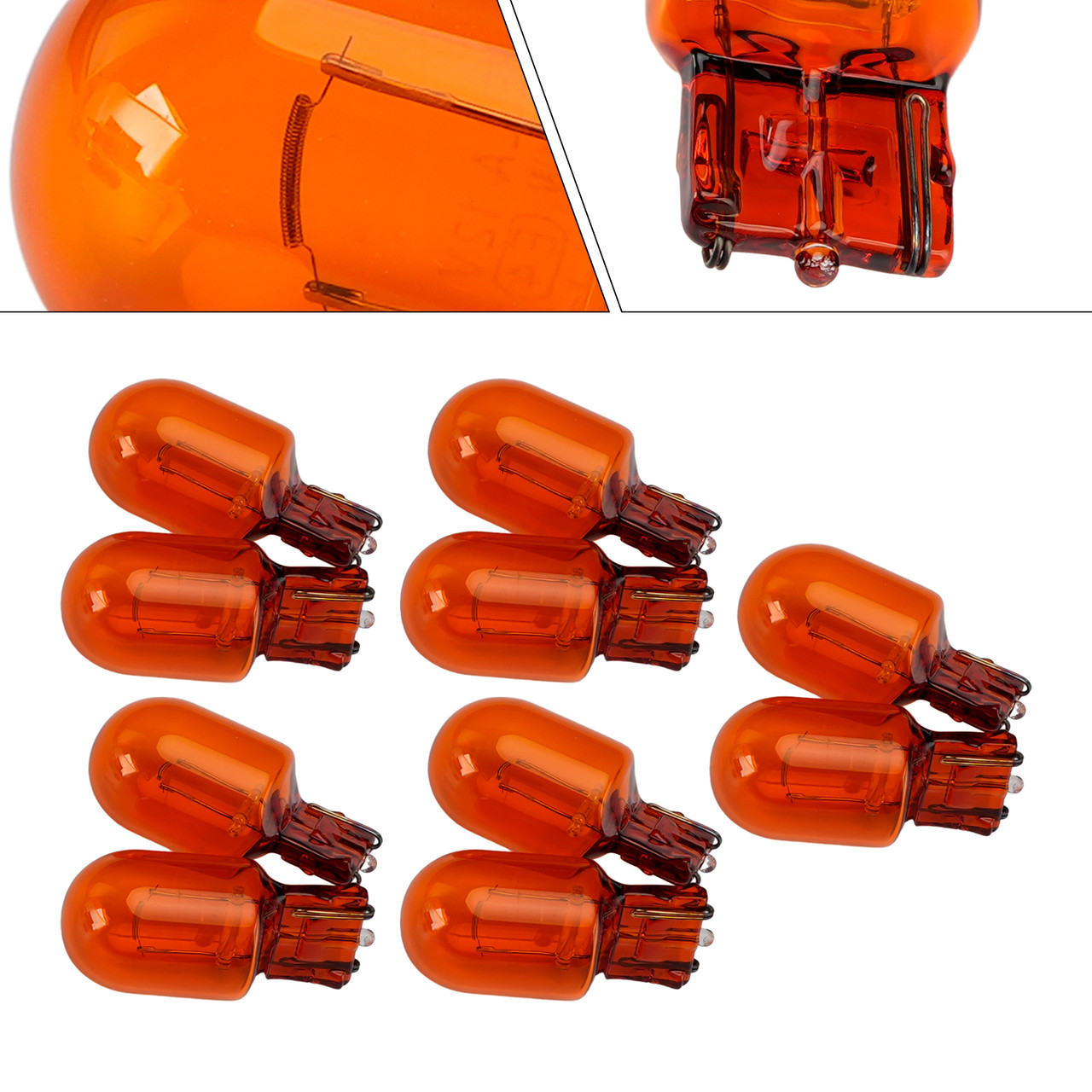 Car Light Amber Halogen Auxiliary Bulb WY21W 12V 21W For HELLA 8GP 009 021-002