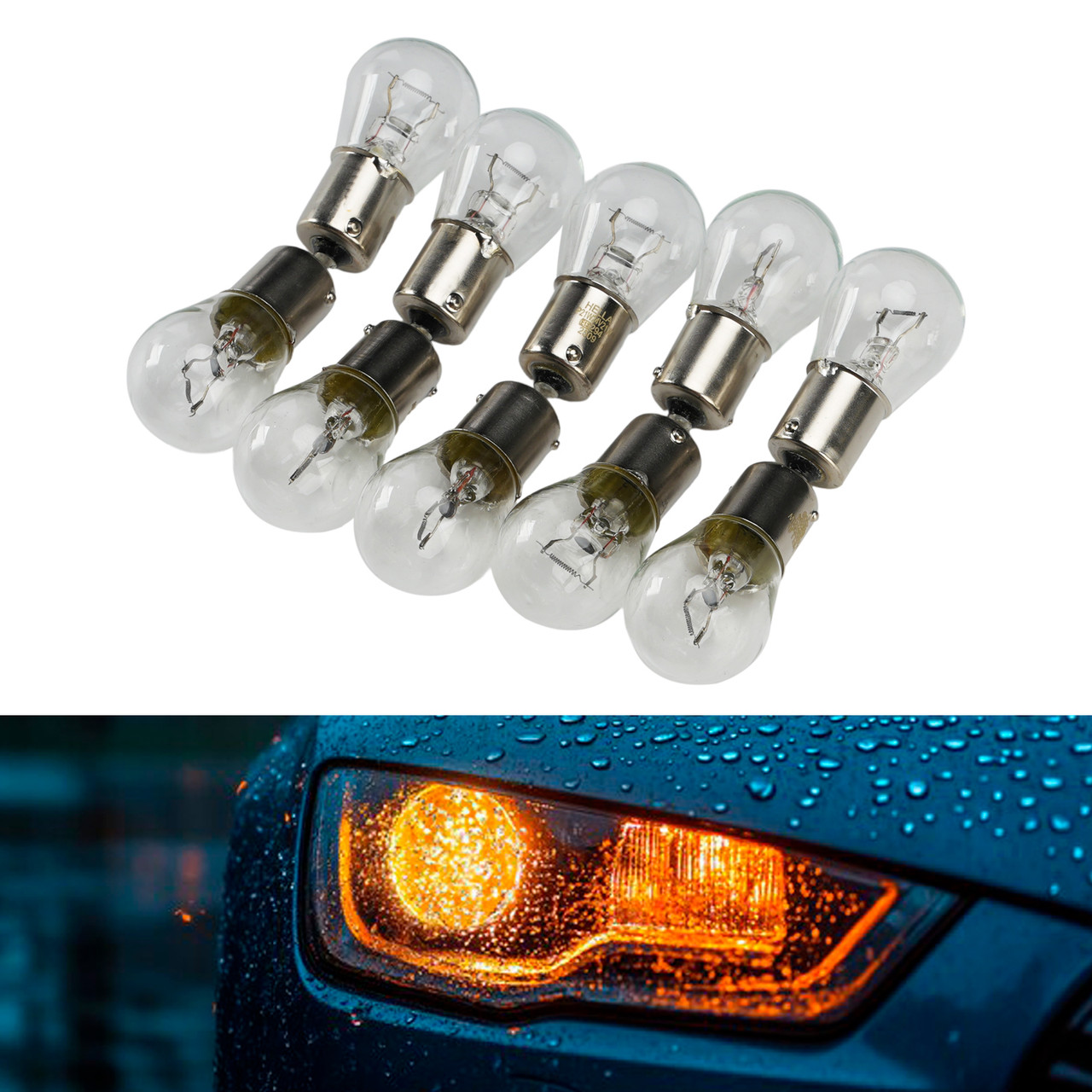 Car Light Halogen Auxiliary Bulb P21W 24V 21W For HELLA 8GA 002 073-241