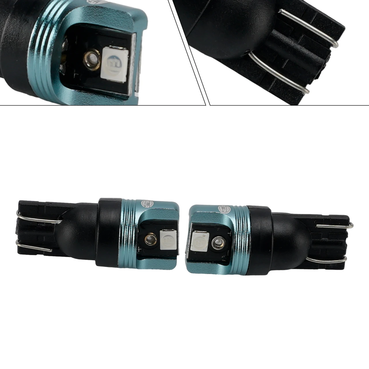 Car Light LED Auxiliary Bulb Kit W5W T10 12V 1W Blue For HELLA LEDT10BA1
