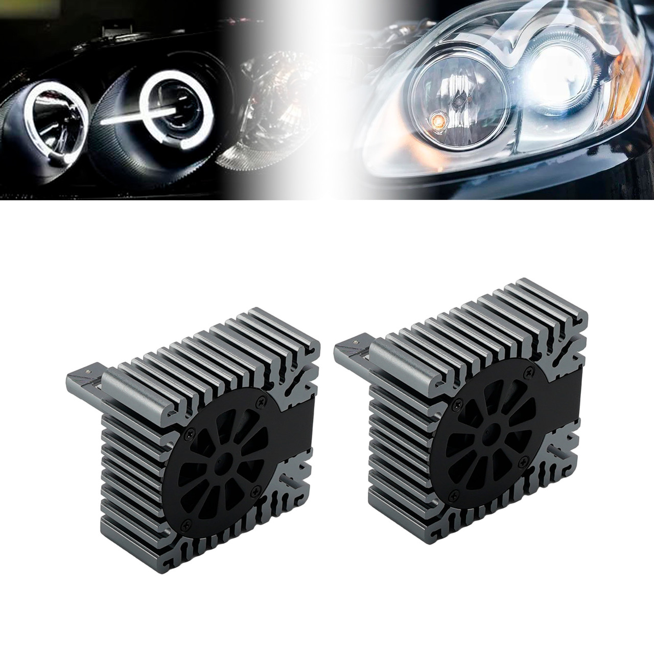 LED Headlight Bulb Kit High Low Beam Lamp D5S 12V 45W 6000K For OSRAM 166540CW