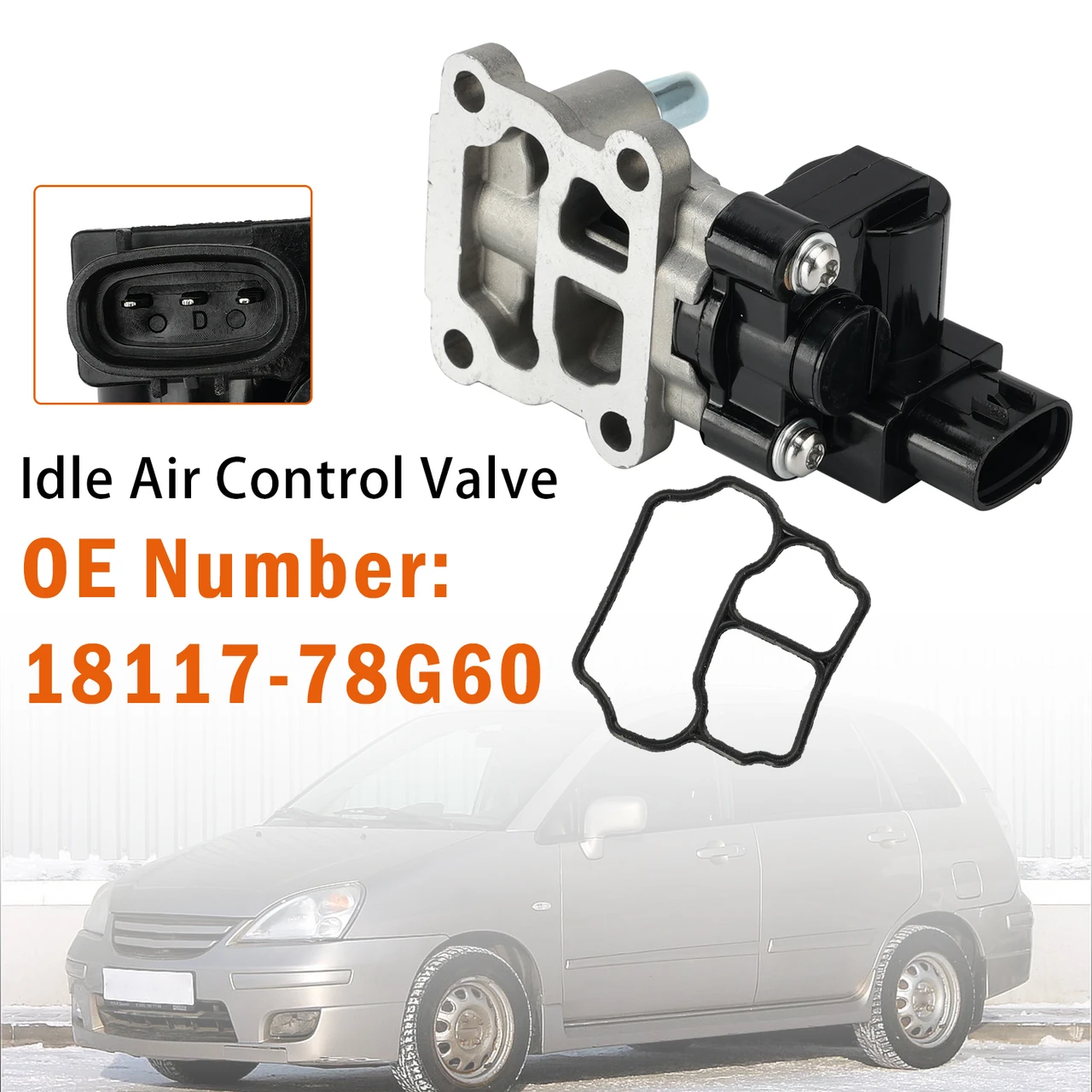 Idle Air Control Valve 18117-78G60 For Suzuki Jimny 2000-2014 Ignis 2000-2005