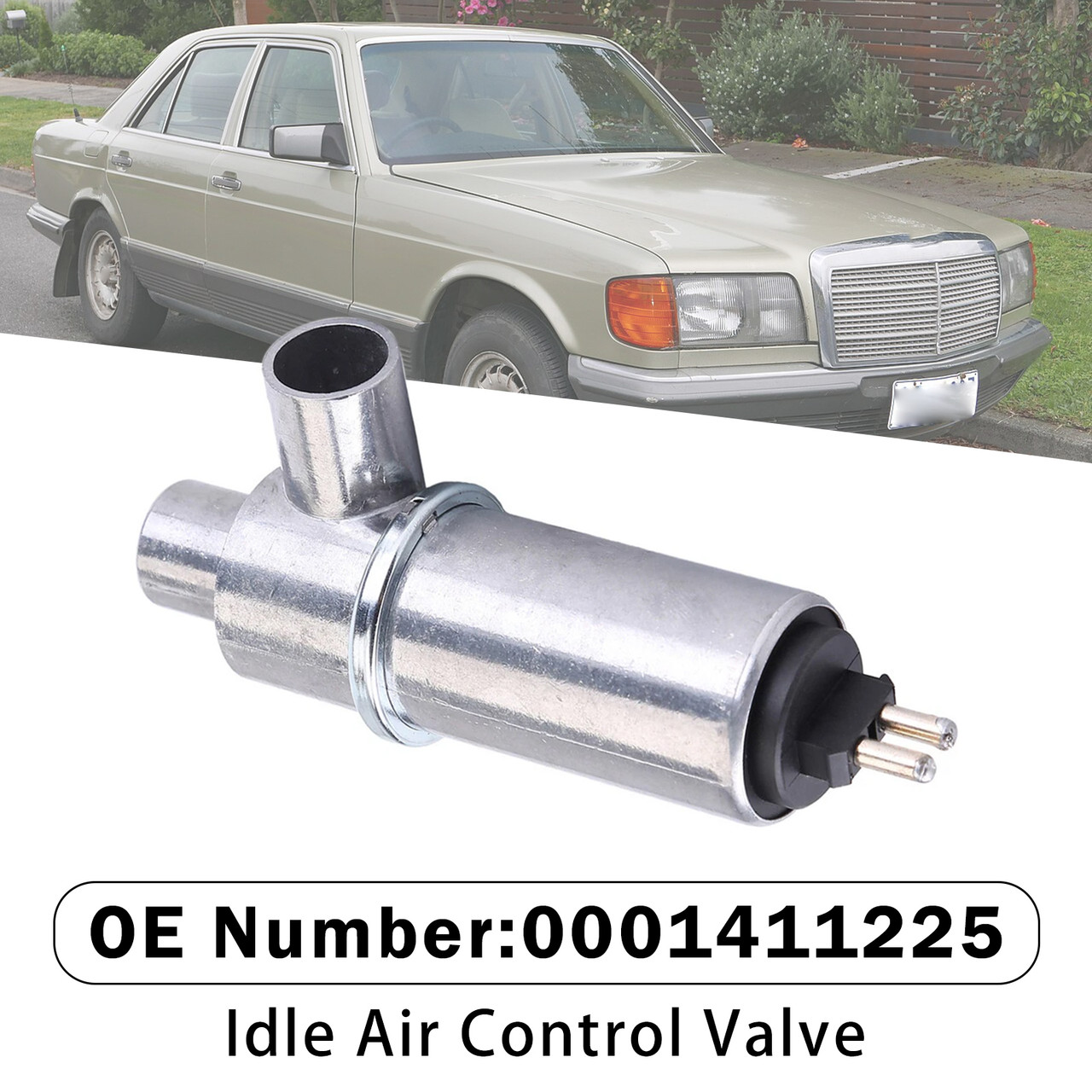 Air Idle Control Valve 0001411225 For Mercedes 380SL 380SEC 380SEL 500SEL 500SEC
