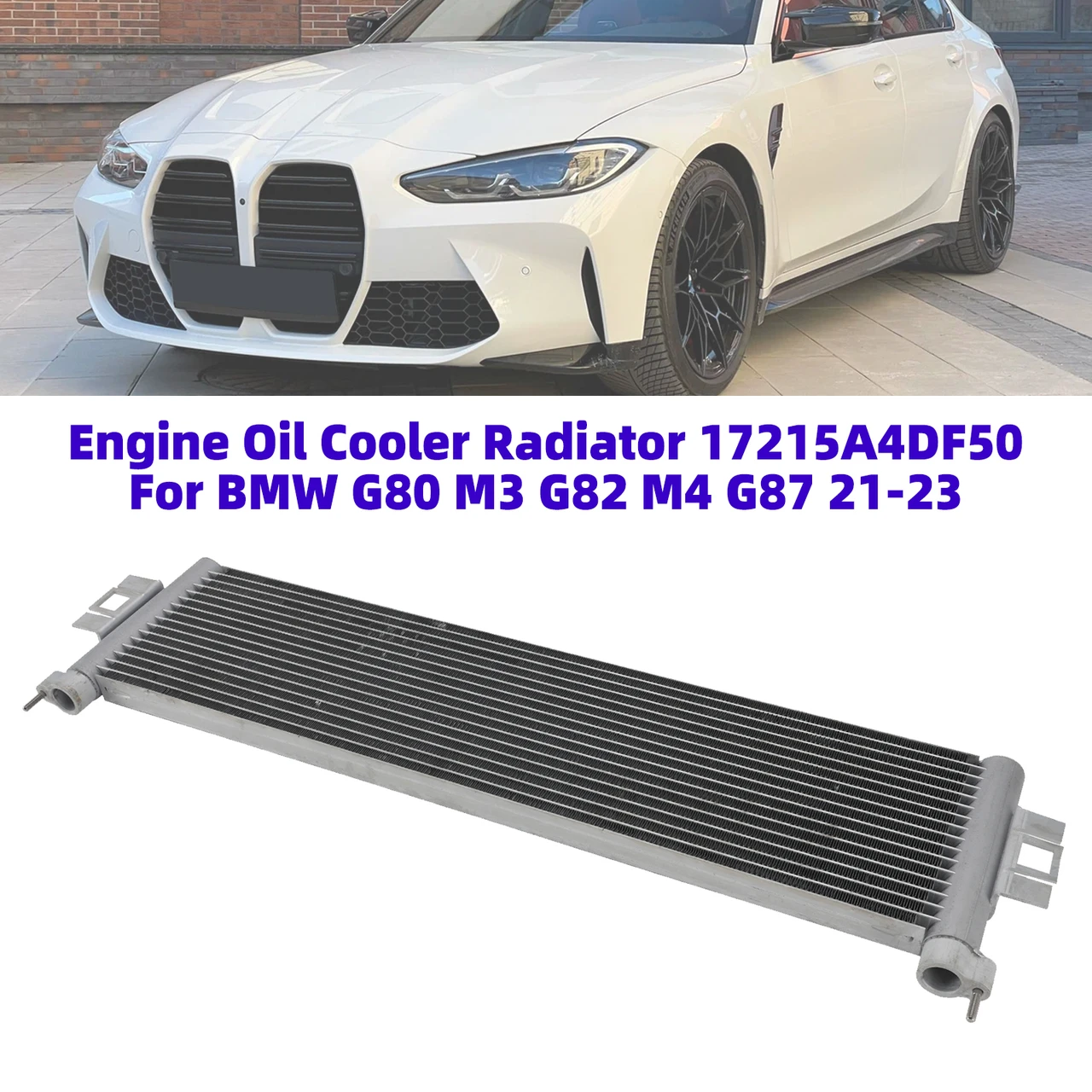 Engine Oil Cooler Radiator 17215A4DF50 For BMW M2 G87 2022-2023