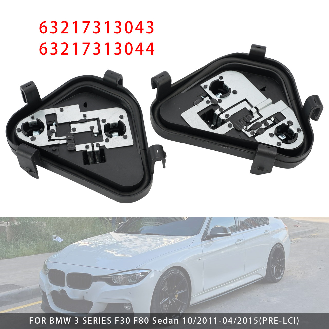 Rear L+R Bulb Holder Socket For BMW 3 Series F30 F80 Sedan 2011-2015 (PRE-LCI)