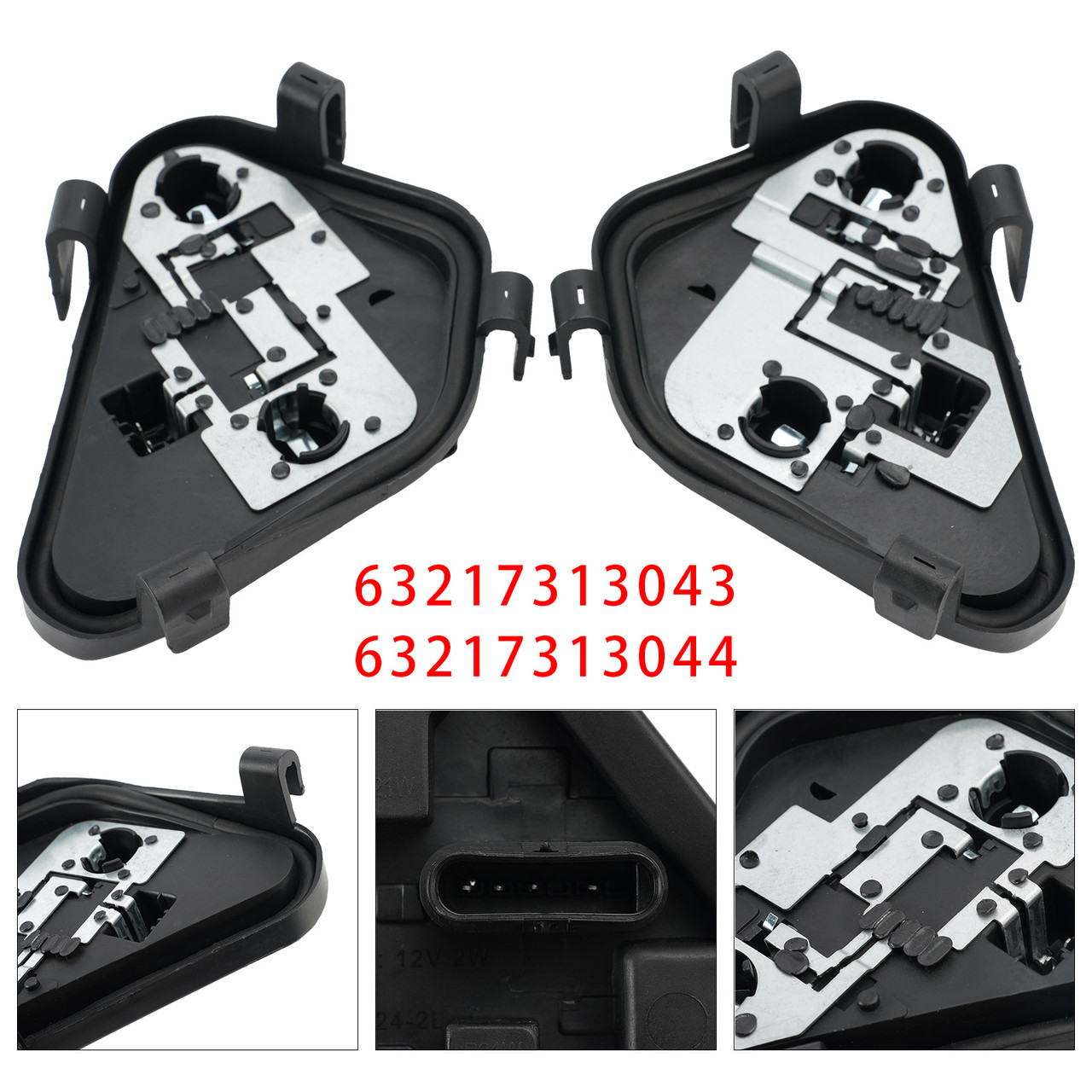 Rear L+R Bulb Holder Socket For BMW 3 Series F30 F80 Sedan 2011-2015 (PRE-LCI)