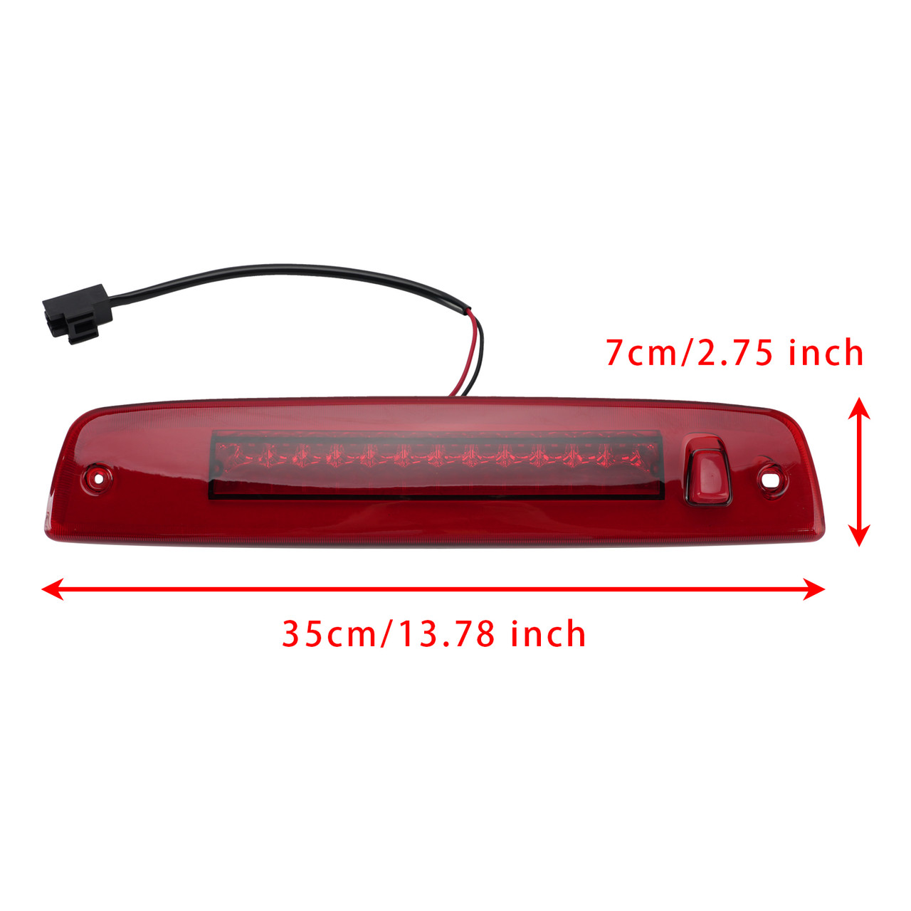Third Brake Light High Mount Stop Lamp For Ford Expedition Navigator 03-2016 Red