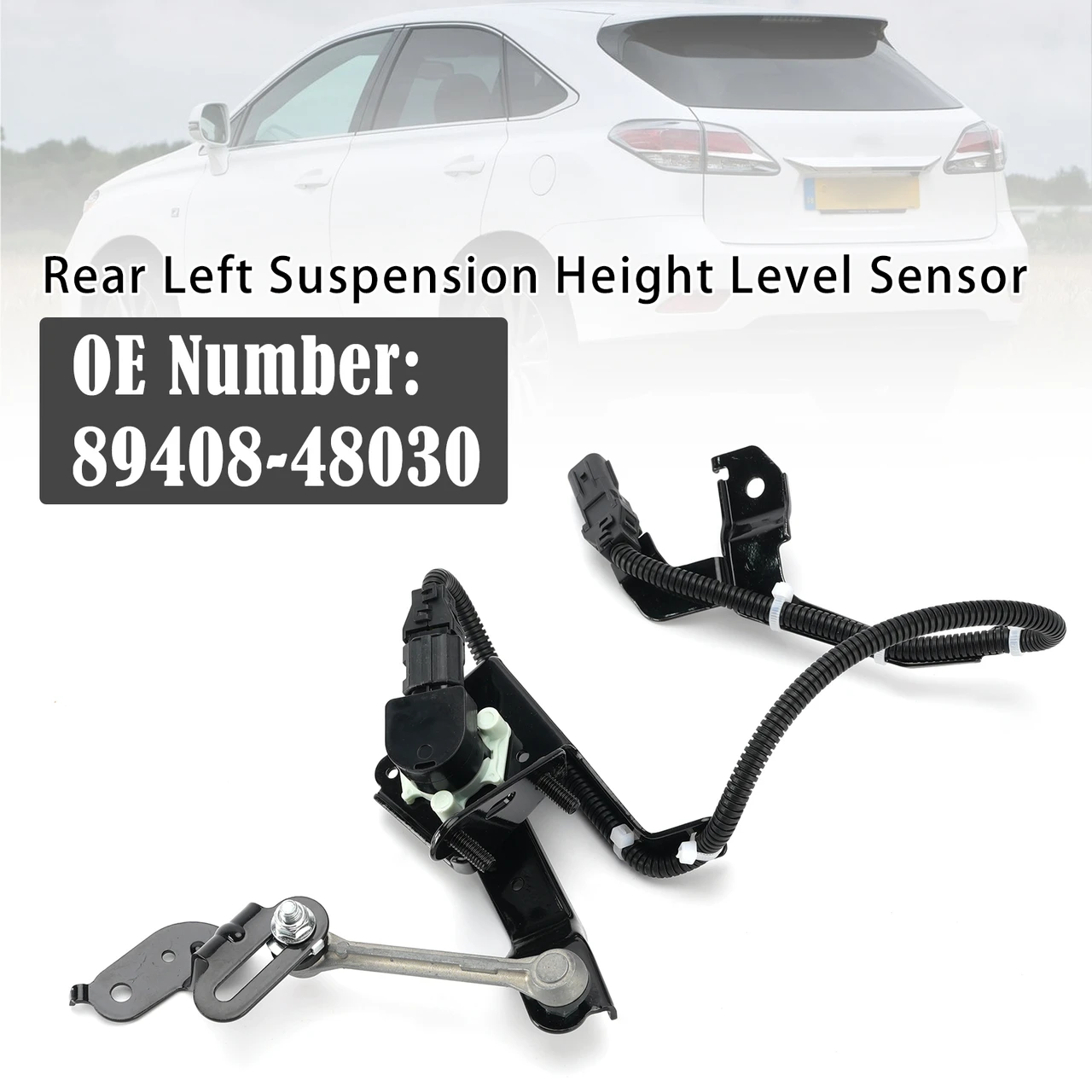 Rear Left Height Level Sensor 89408-48030 For Lexus GS450h RX350 2010-2013