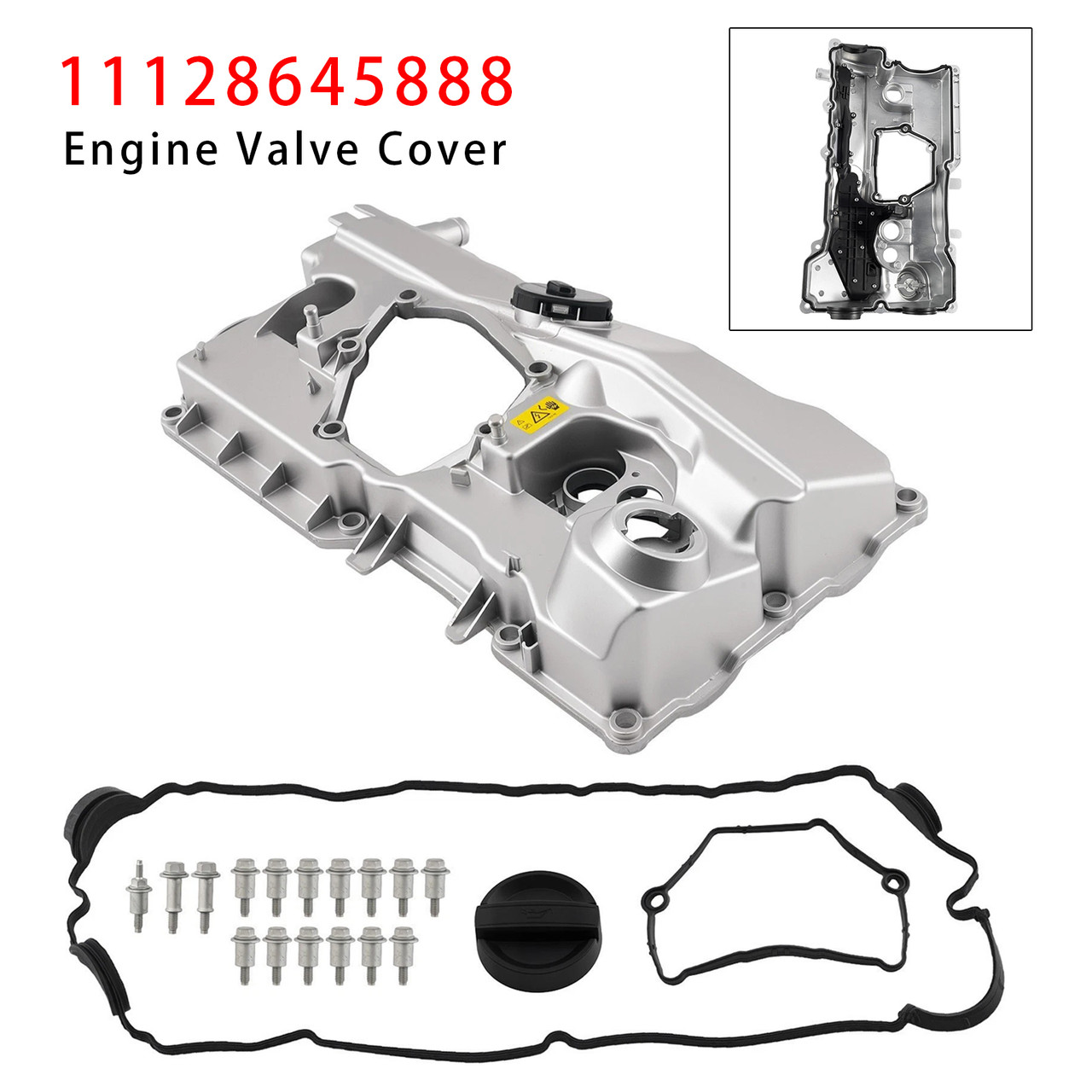 Engine Valve Cover W/ Gasket 11128645888 For BMW N46 N46N E90 E91 318i 320i