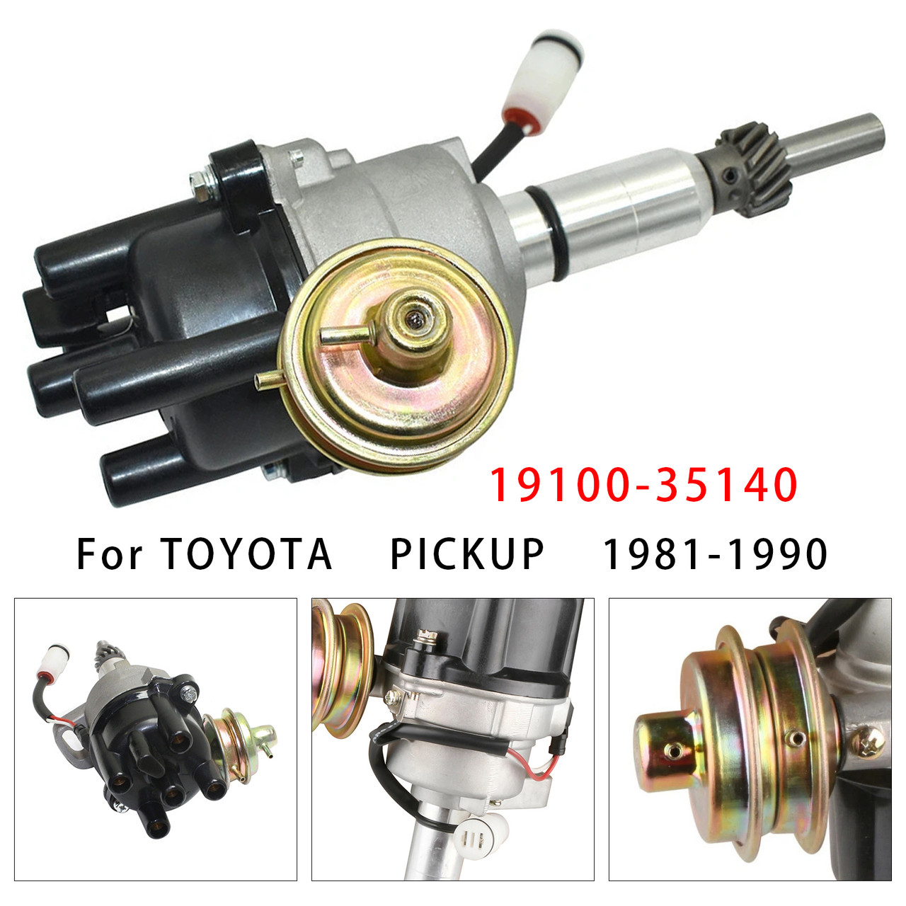 Ignition Distributor 19100-35140 For Toyota Pickup 4Runner Celica Corona 2.4L