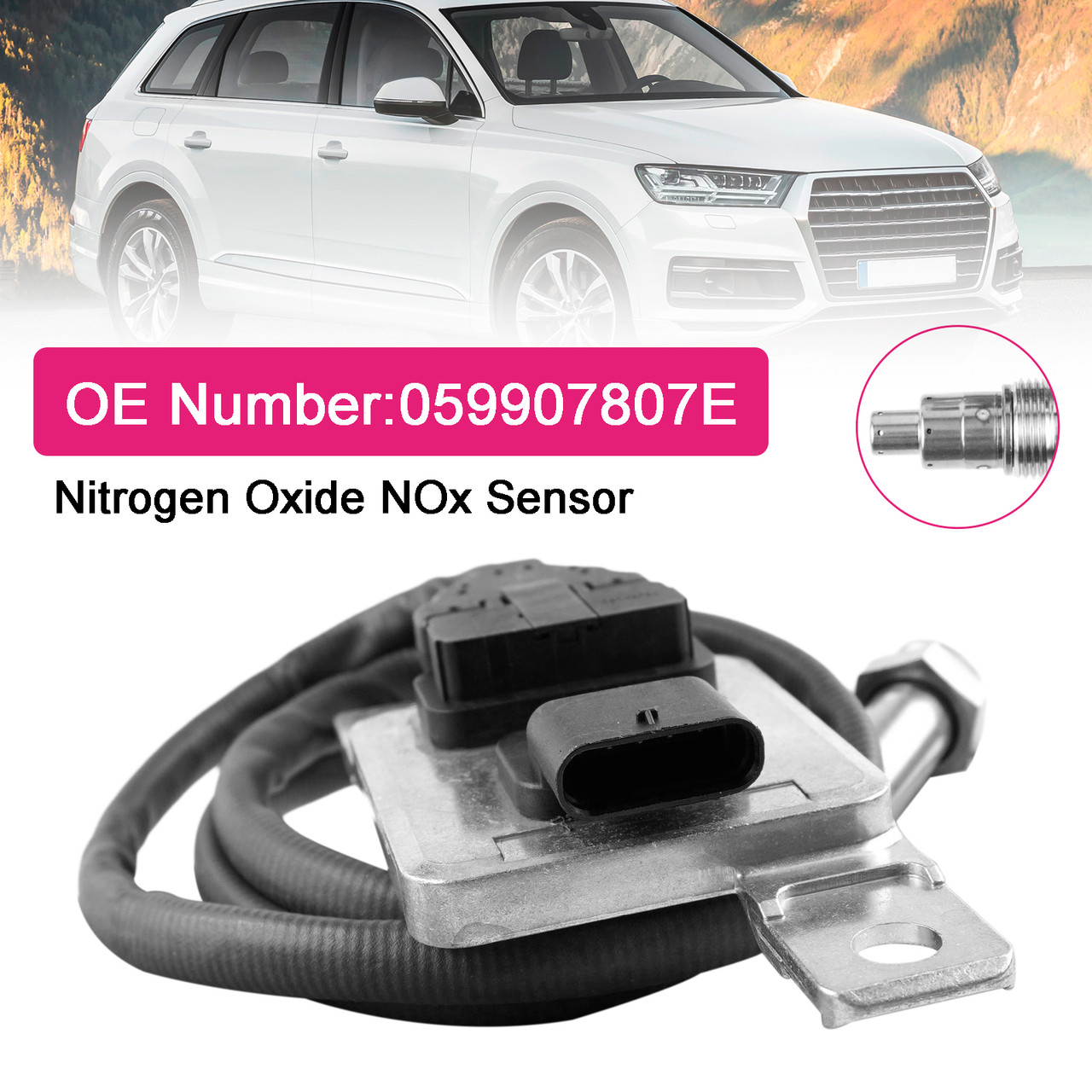 Nitrogen Oxide NOx Sensor 059907807E For VW Touareg TDI 09-12 Audi Q7