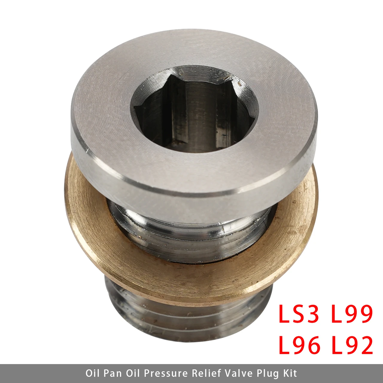 Oil Pan Oil Pressure Relief Valve Plug For Gen IV LS Engines 2007-2013 LS3 L99