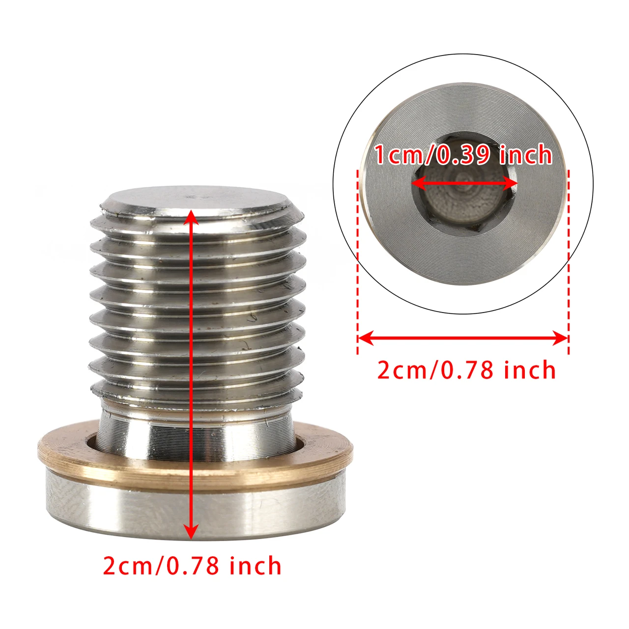 Oil Pan Oil Pressure Relief Valve Plug For Gen IV LS Engines 2007-2013 LS3 L99
