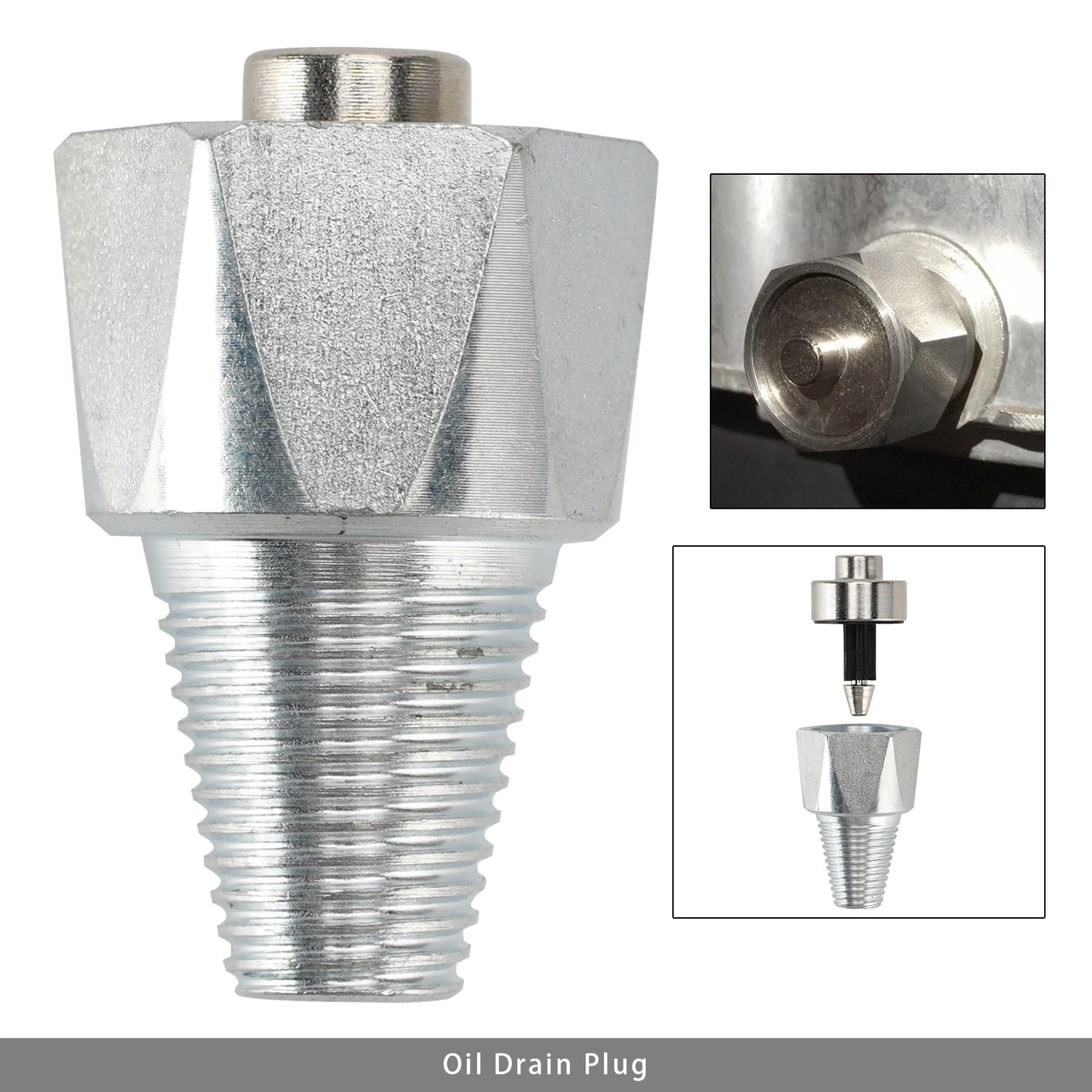 Oil Drain Plug For Damaged Aluminum Oil Pan Tapered Thread Size 12mm-16mm  3/4"