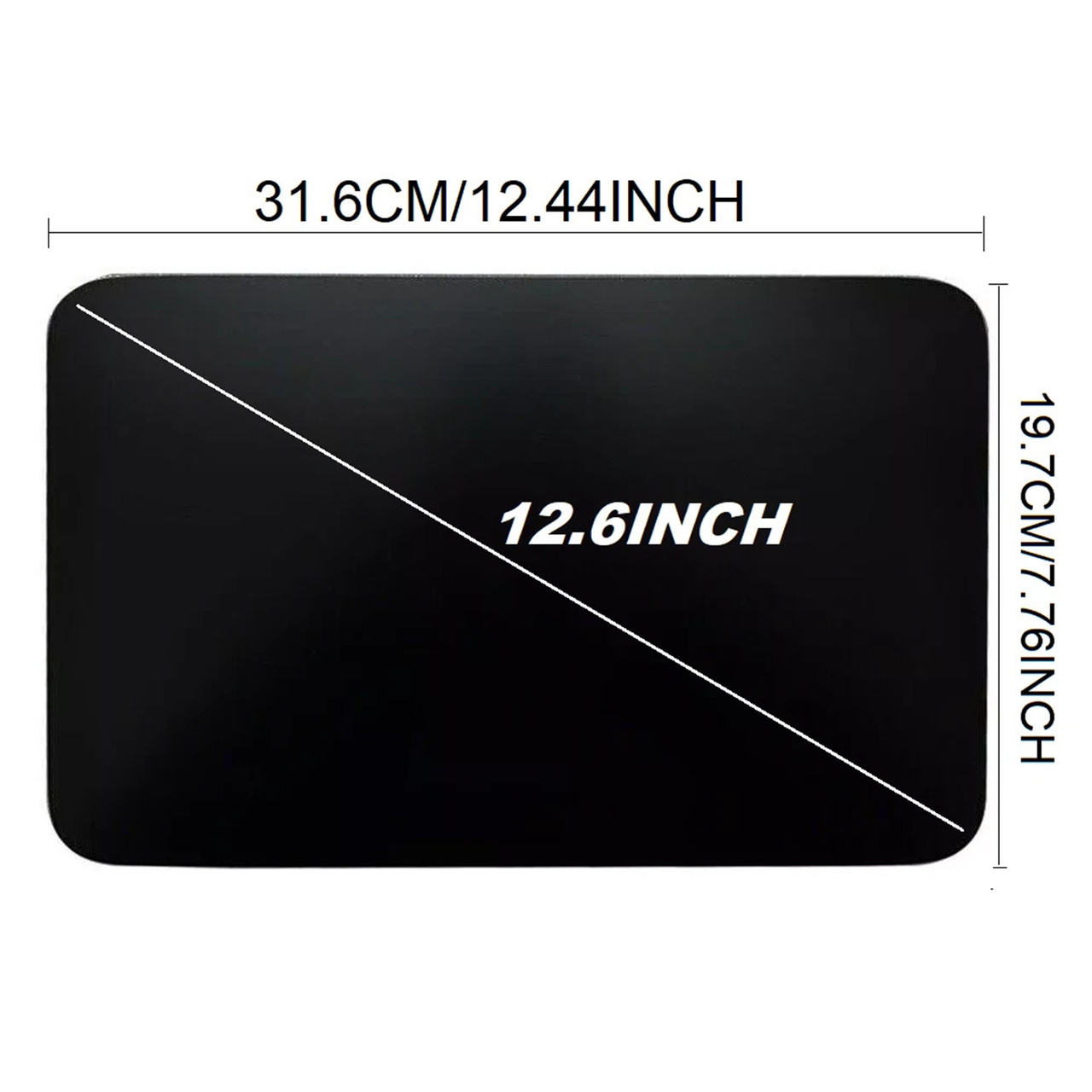 Rear Seat Screen 85100044 12.6" LCD & Protect Cover Kit For 21-24 Suburban Yukon