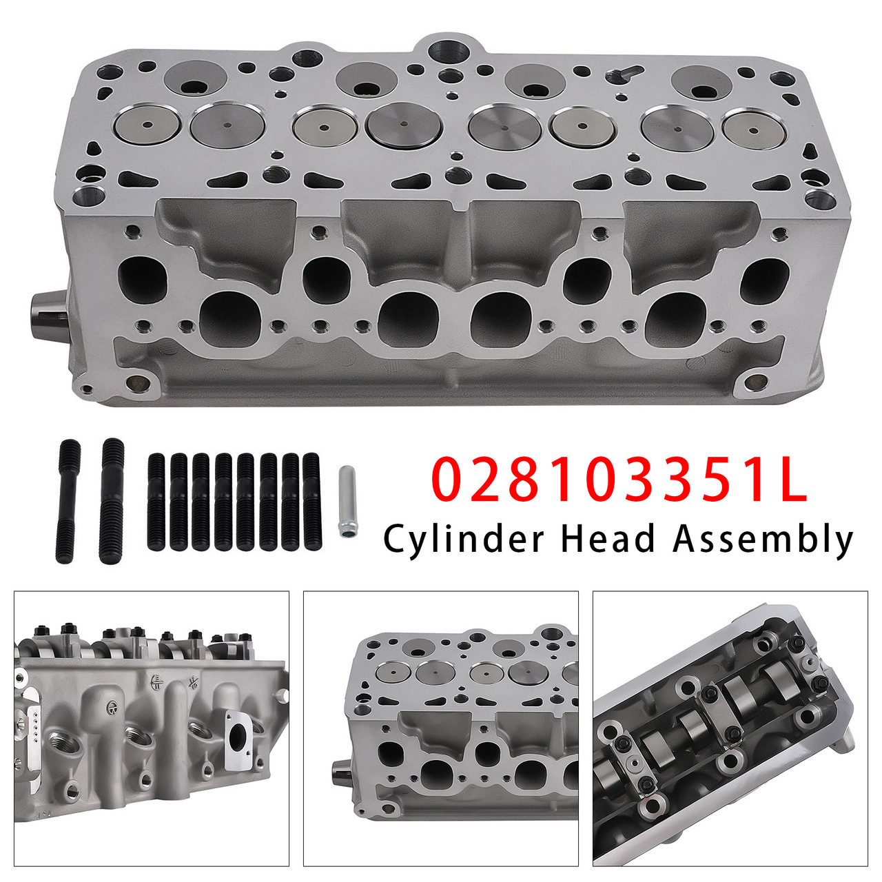 Complete Cylinder Head 028103351L For VW T4 Transporter Polo 1996-2003 Diesel