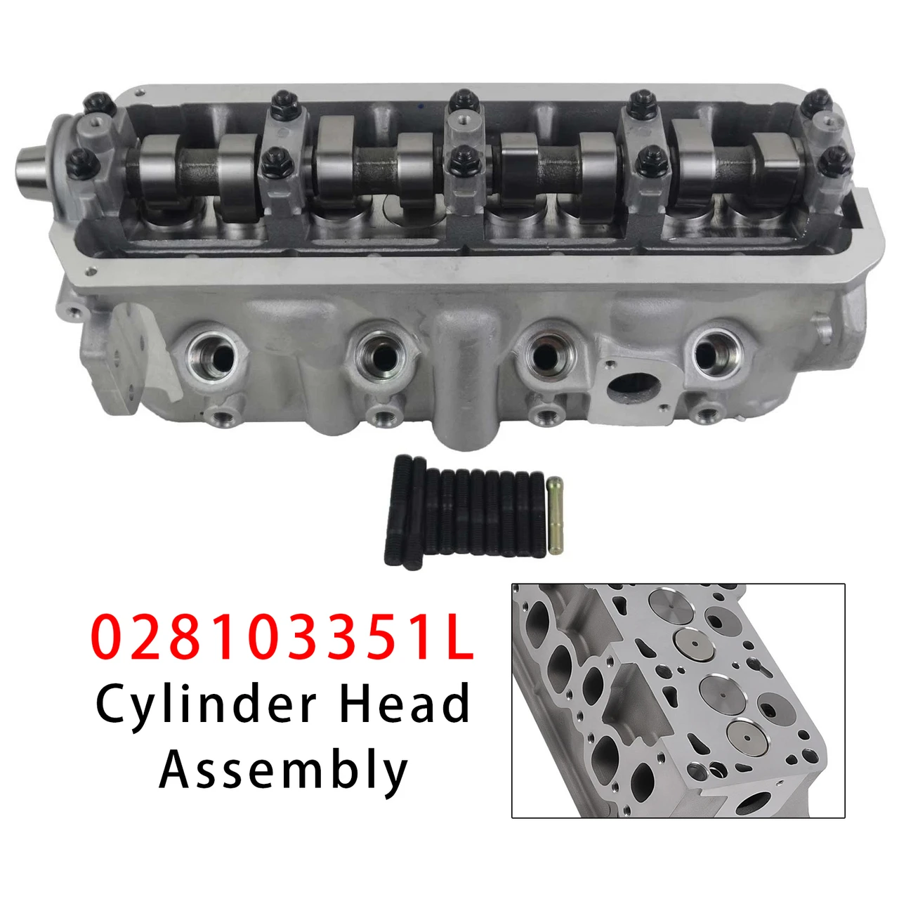 Complete Cylinder Head 028103351L For VW T4 Transporter Polo 1996-2003 Diesel