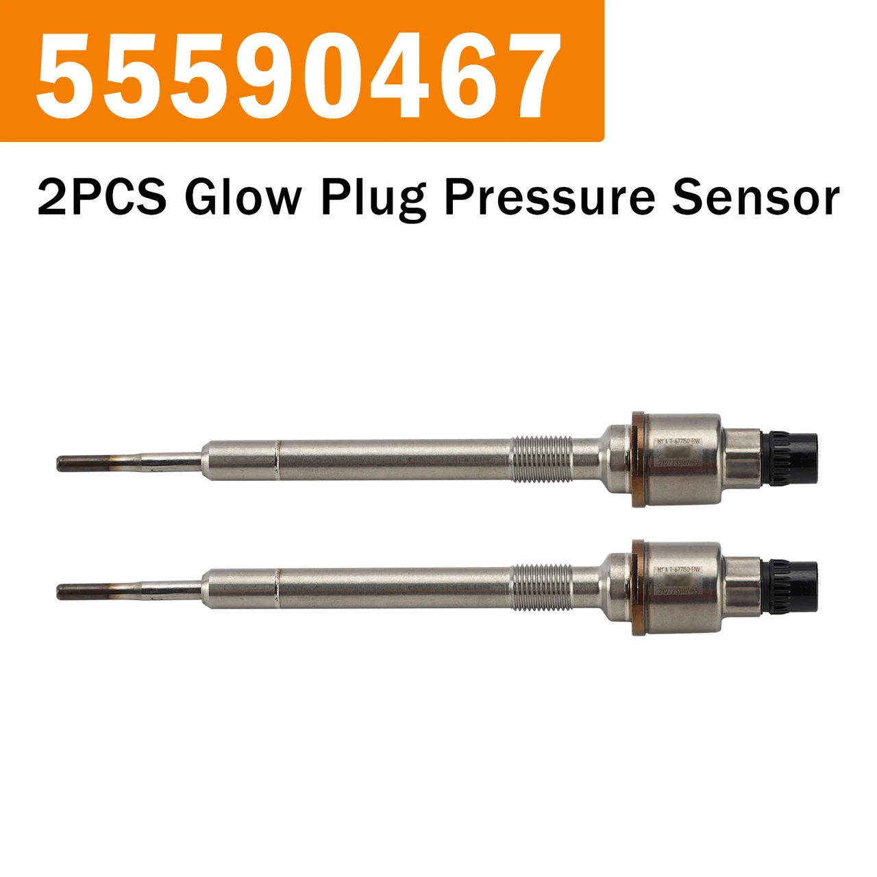 2PCS Glow Plug Pressure Sensor 55590467 for Vauxhall Astra Insignia 2.0CDTi