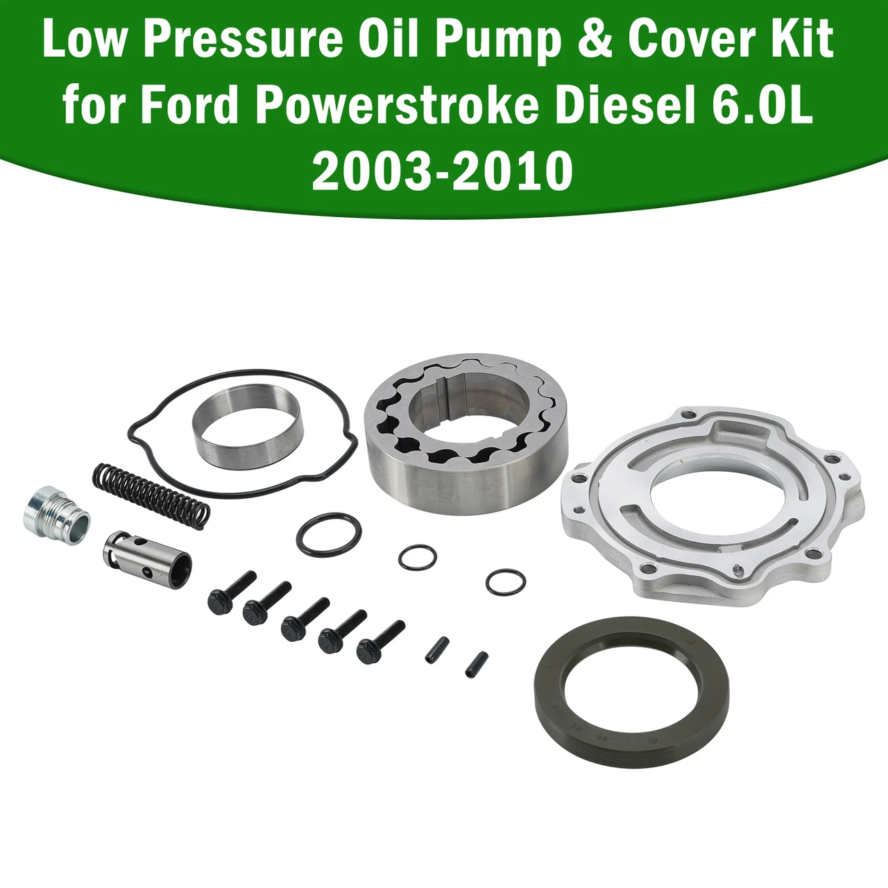 Low Pressure Oil Pump & Cover Kit for Ford Powerstroke Diesel 6.0L 2003-2010