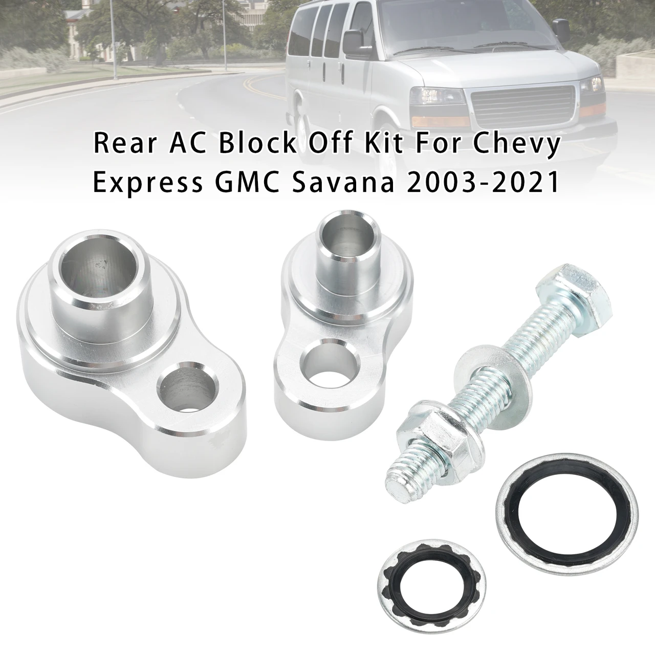 Rear AC Block Off Kit For Chevy Express GMC Savana 2003-2021