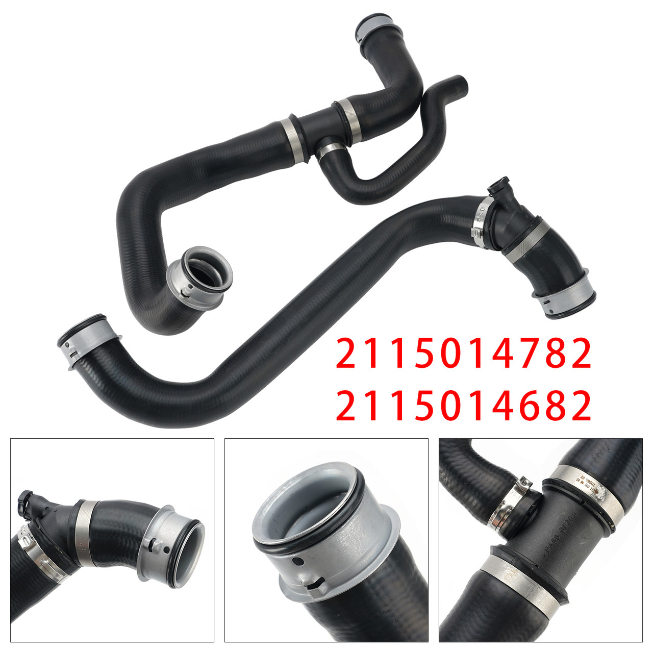 Upper+Lower Radiator Hoses Molded For Mercedes S211 W211 E350 2006-2009