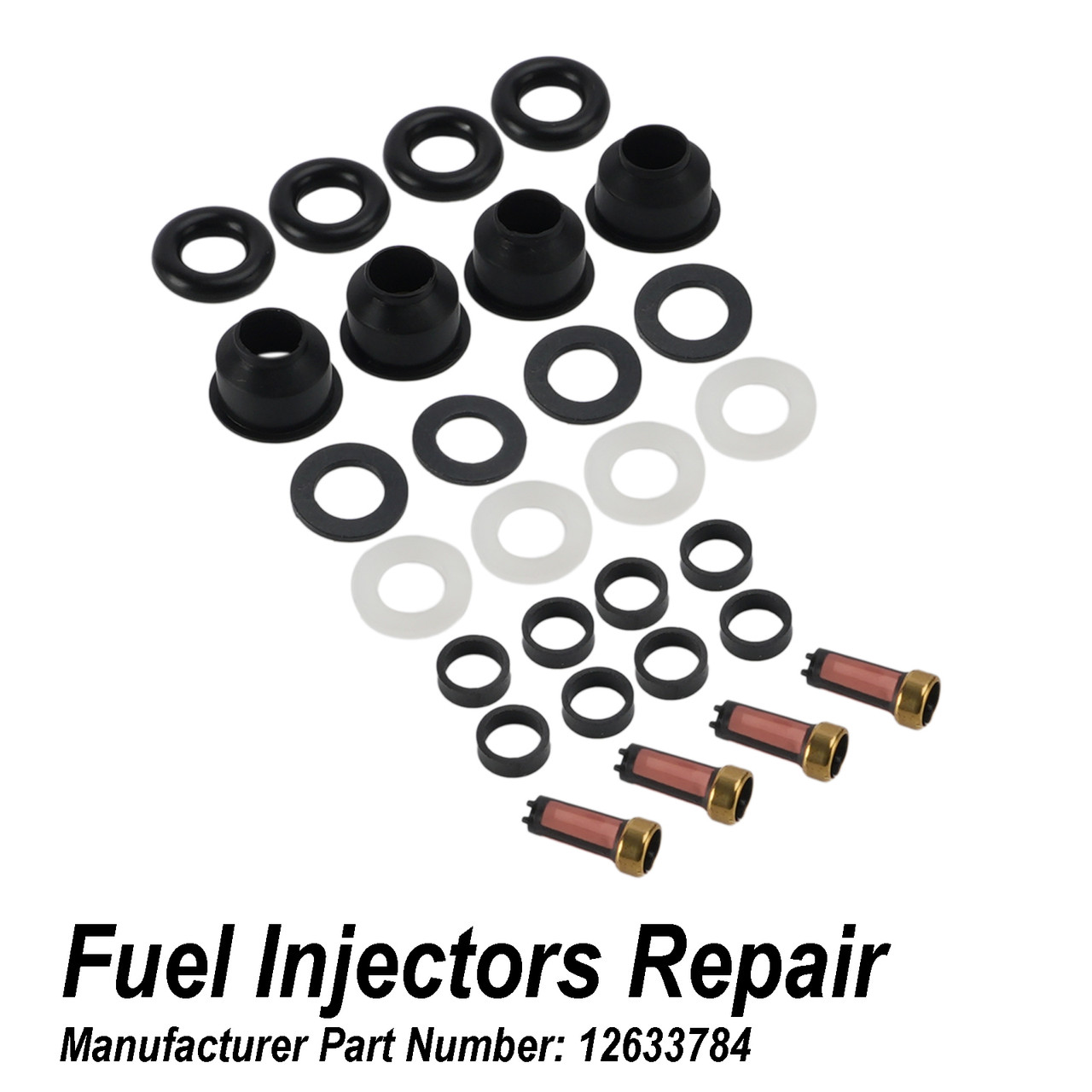 Fuel Injector Seal O-Ring 12633784 Fit Buick LaCrosse Regal 2.4L L4 2011-2016