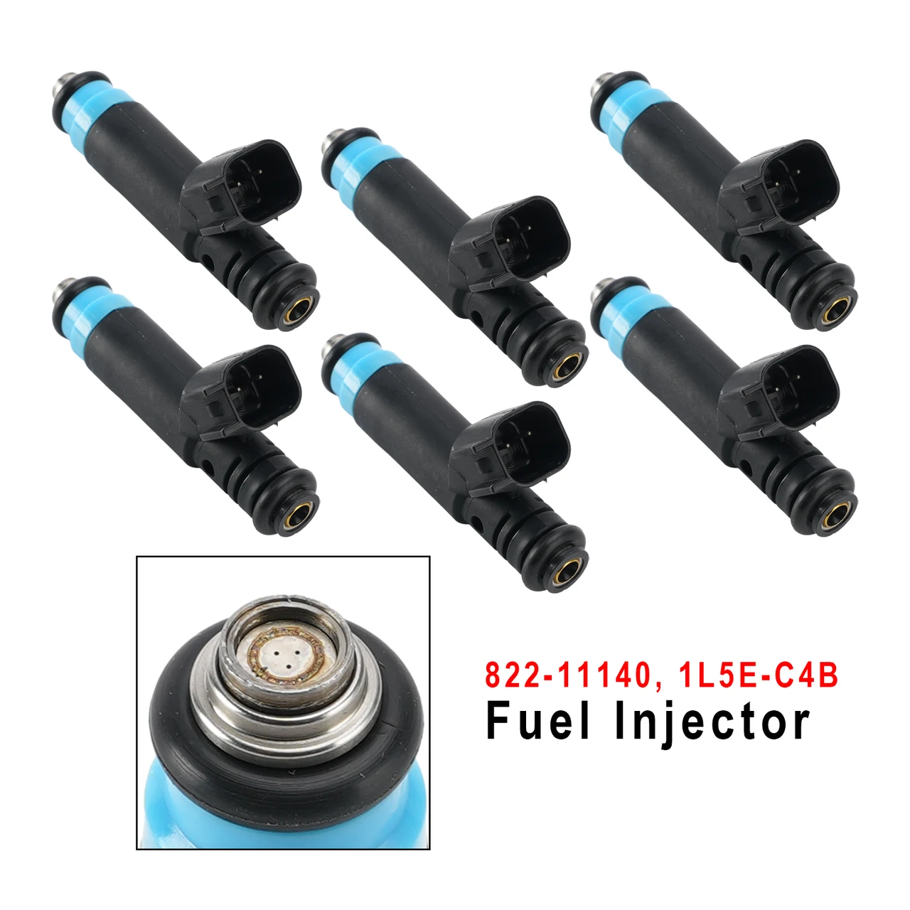 6Pcs Fuel Injector For Ford Ranger 01-08 For Mazda B3000 02-08 1L5E-C4B
