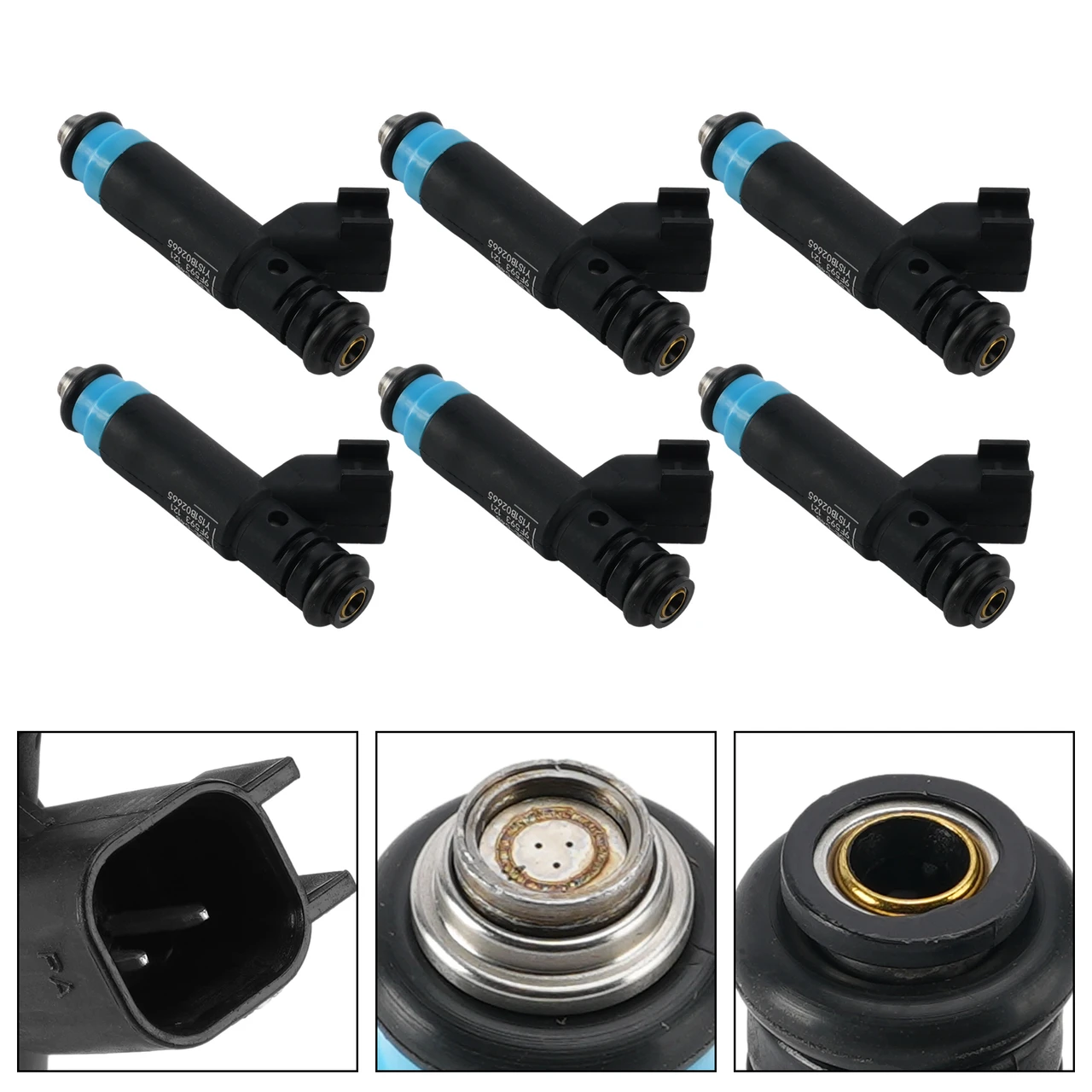 6Pcs Fuel Injector For Ford Ranger 01-08 For Mazda B3000 02-08 1L5E-C4B