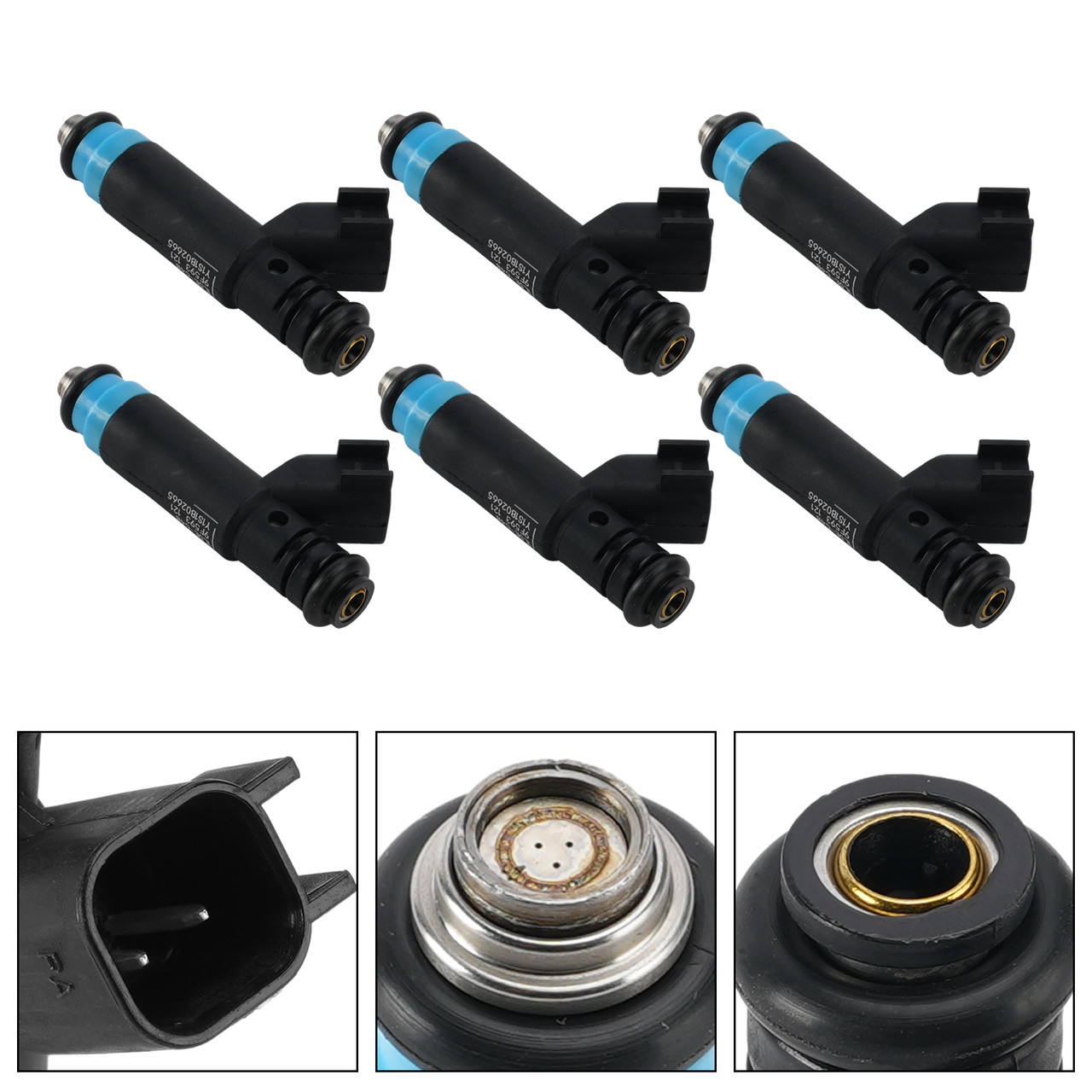 6Pcs Fuel Injector For Ford Ranger 01-08 For Mazda B3000 02-08 1L5E-C4B