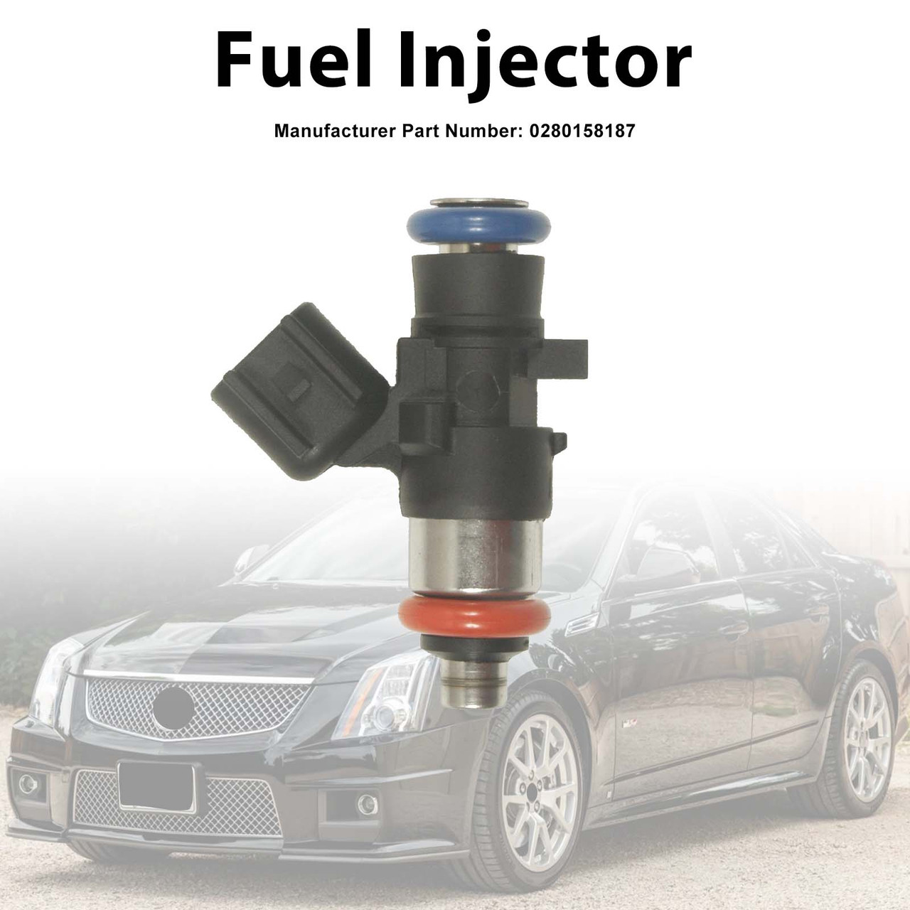 1Pcs Fuel Injector For Cadillac CTS-V 09-15 Camaro ZL1 2012-15 0280158187