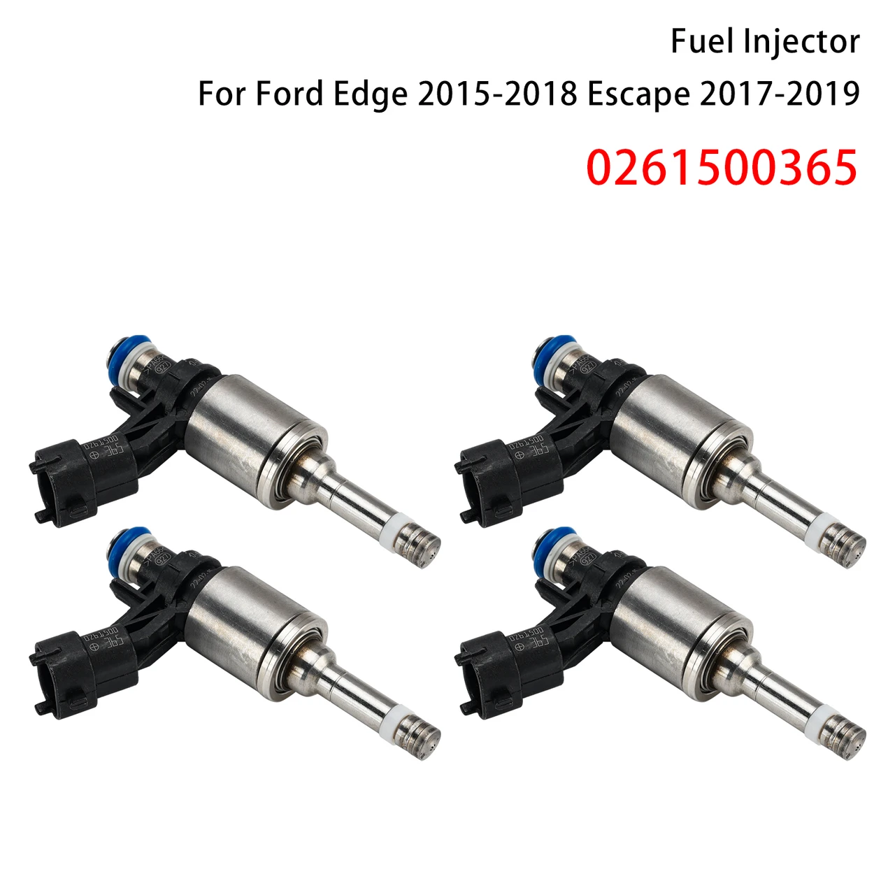4Pcs Fuel Injector For Ford Edge 2015-2018 Escape 2017-2019 0261500365