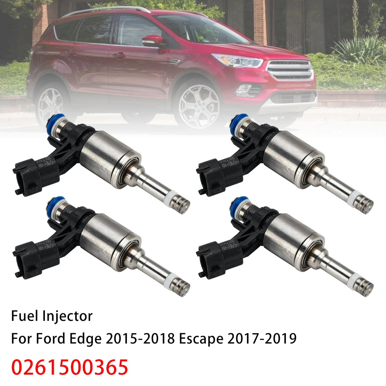 4Pcs Fuel Injector For Ford Edge 2015-2018 Escape 2017-2019 0261500365