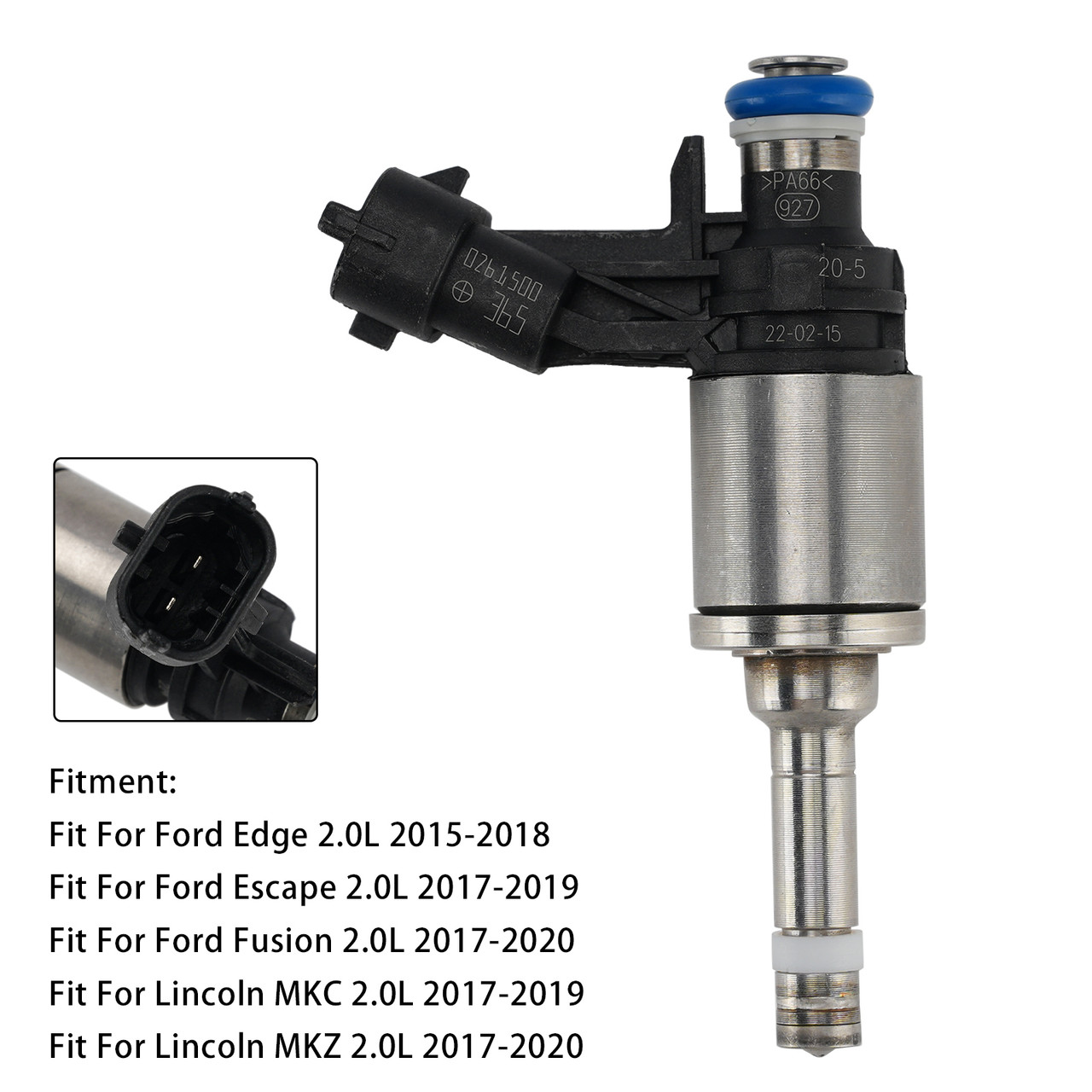 1Pcs Fuel Injector For Ford Edge 2015-2018 Escape 2017-2019 0261500365