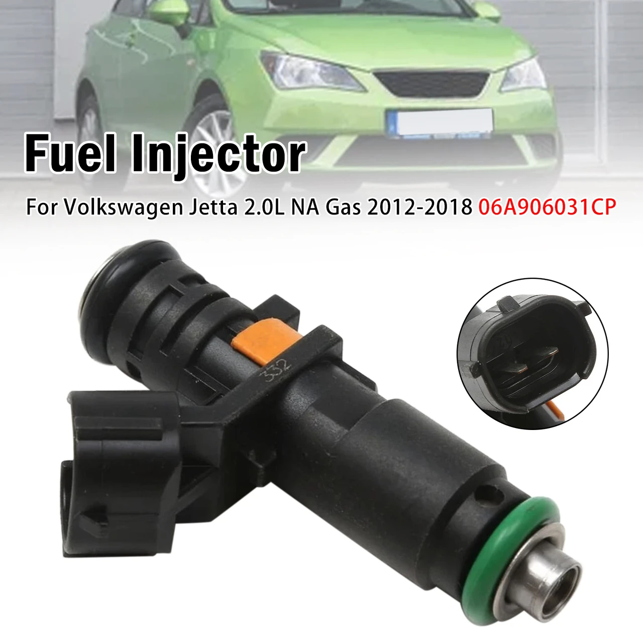 1Pcs Fuel Injector For Volkswagen Jetta 2.0L NA Gas 2012-2018 06A906031CP
