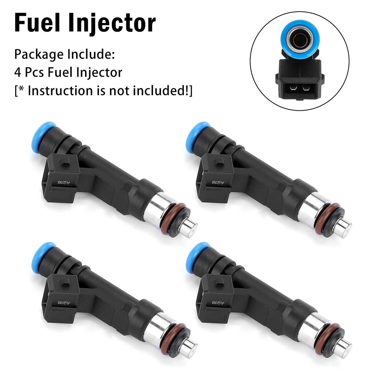 4Pcs Fuel Injector For Chevrolet Aveo T300 1.4 Turbo 2013-2023 0280158205