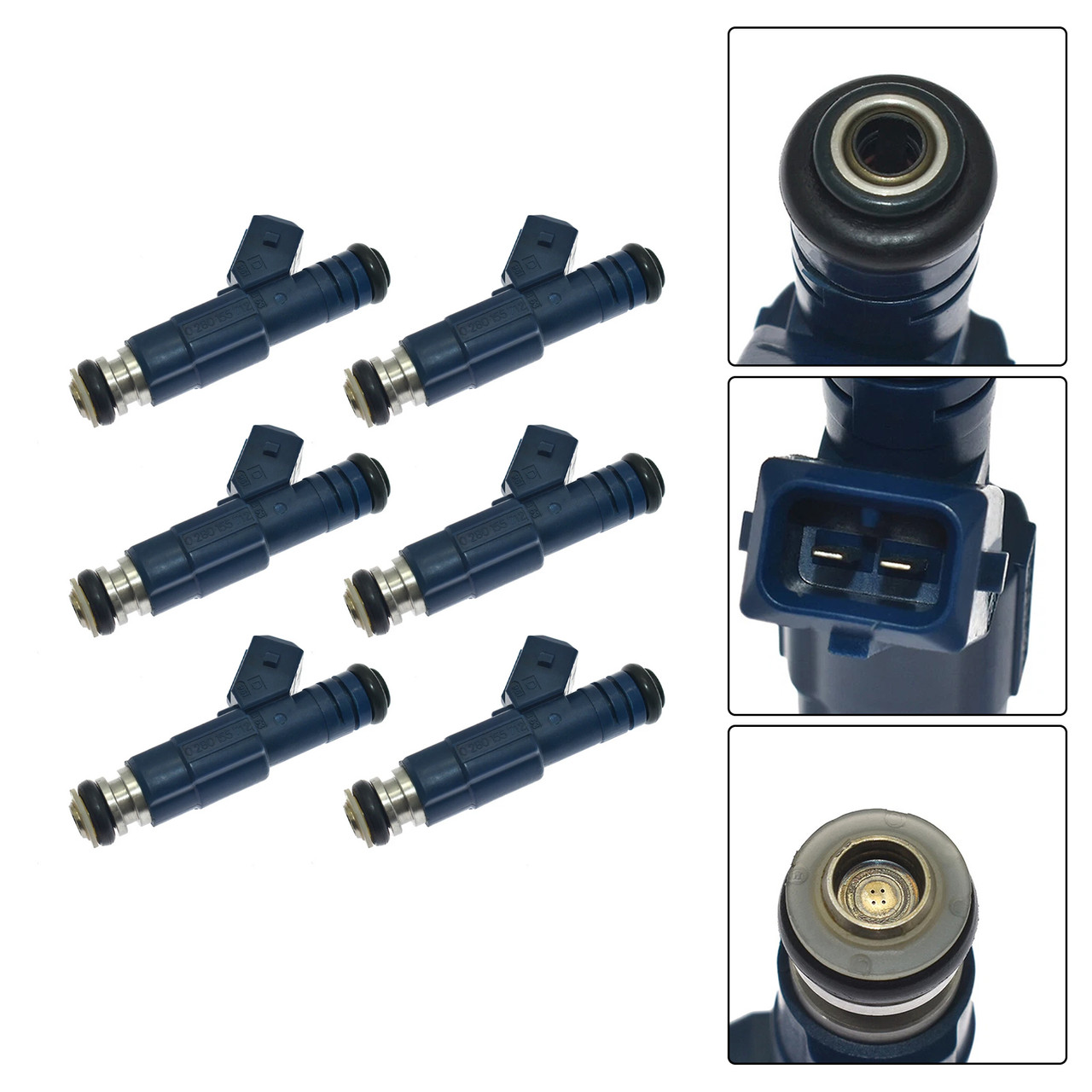 6Pcs Fuel Injector For Ford Granada 1972-1994 Sierra 1982-1993 0280155712