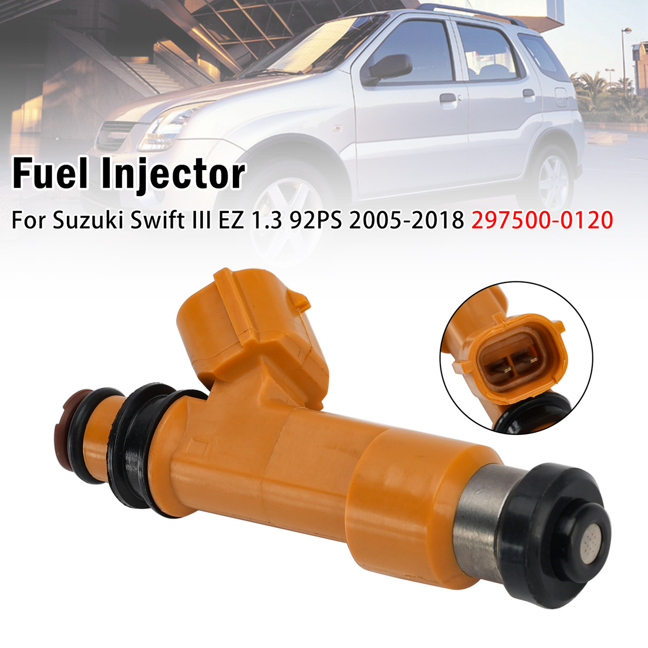 1Pcs Fuel Injector For Suzuki Swift III EZ 1.3 92PS 2005-2018 297500-0120