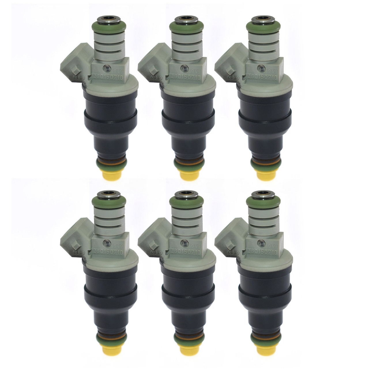 6Pcs Fuel Injector For Ford E-150 E-250 E-350 4.9L 1987-1996 0280150710